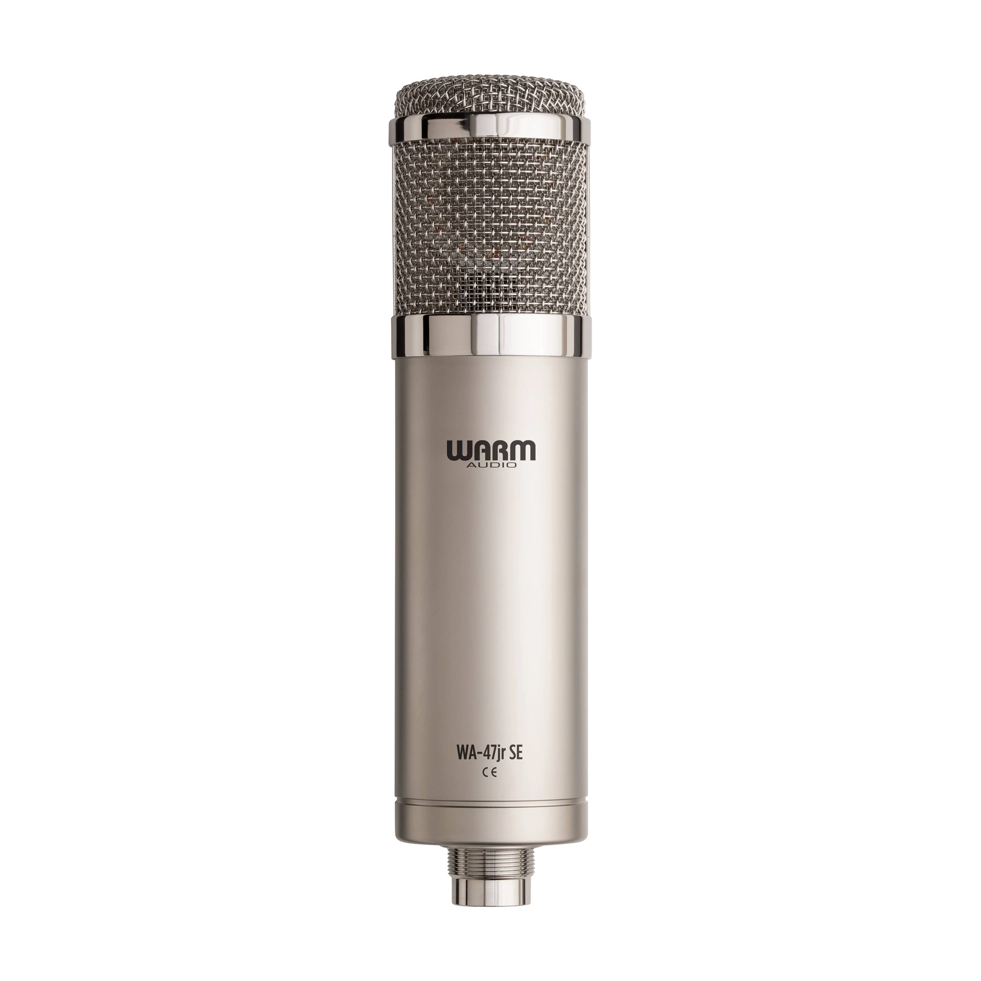 Warm Audio WA-47jr SE studio vocal microphone - nickel, back view