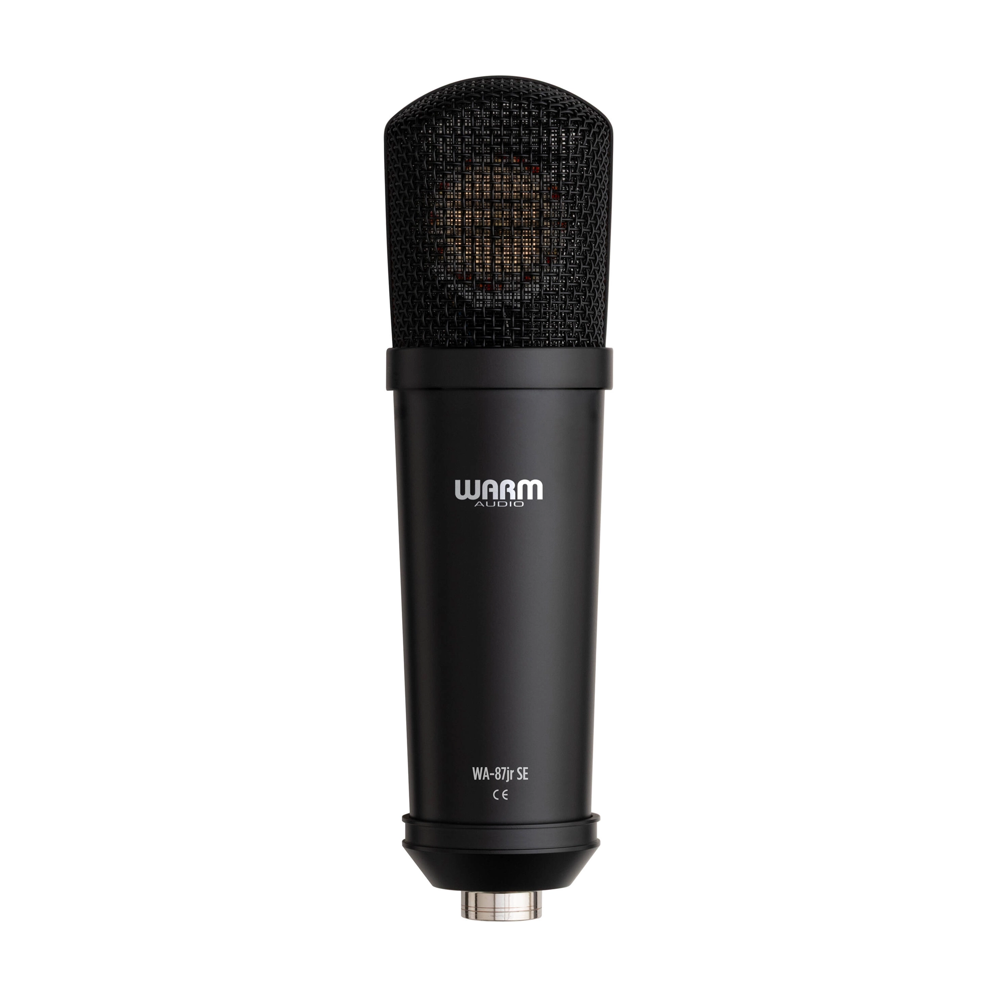Warm Audio WA-87JR Se studio vocal microphone - black, back view