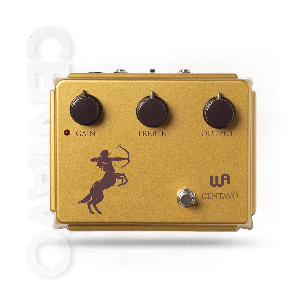 Warm Audio Centavo Professional Overdrive Pedal Overdrive Pedal - Limited-Edition Gold