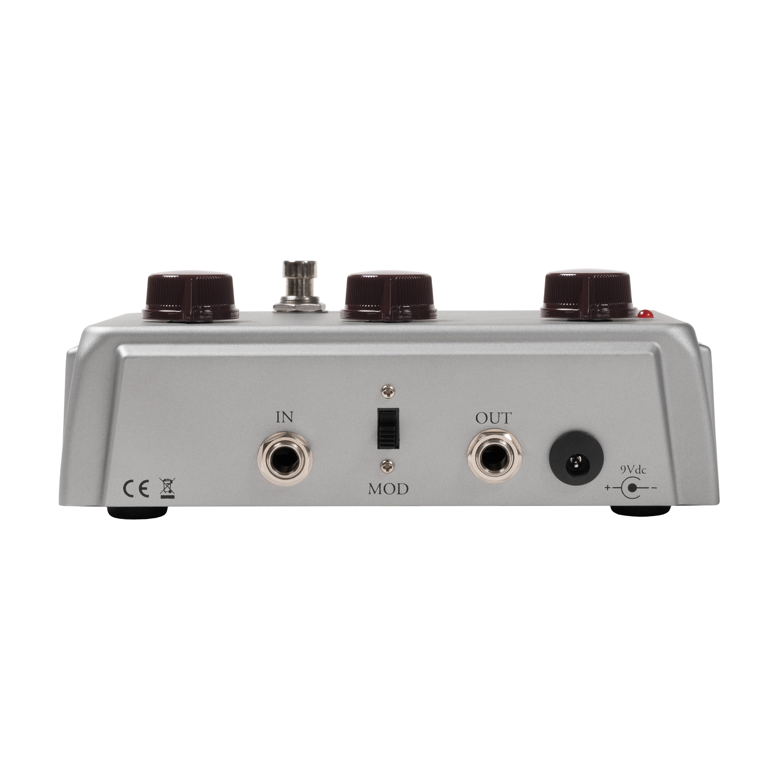Pedal de overdrive profesional Warm Audio Centavo - Edición limitada plateada