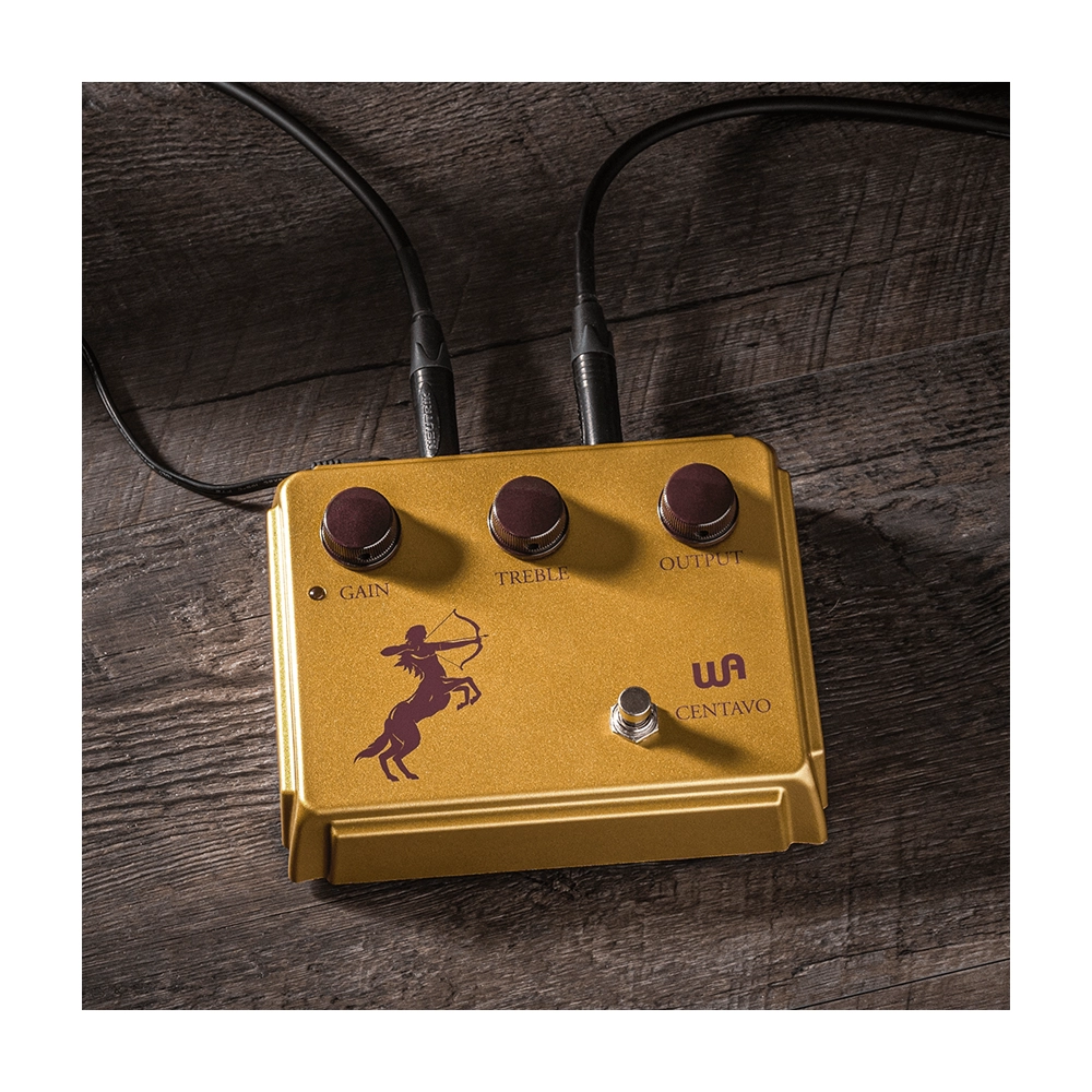 Warm Audio Centavo Professional Overdrive Pedal Overdrive Pedal - Limited-Edition Gold
