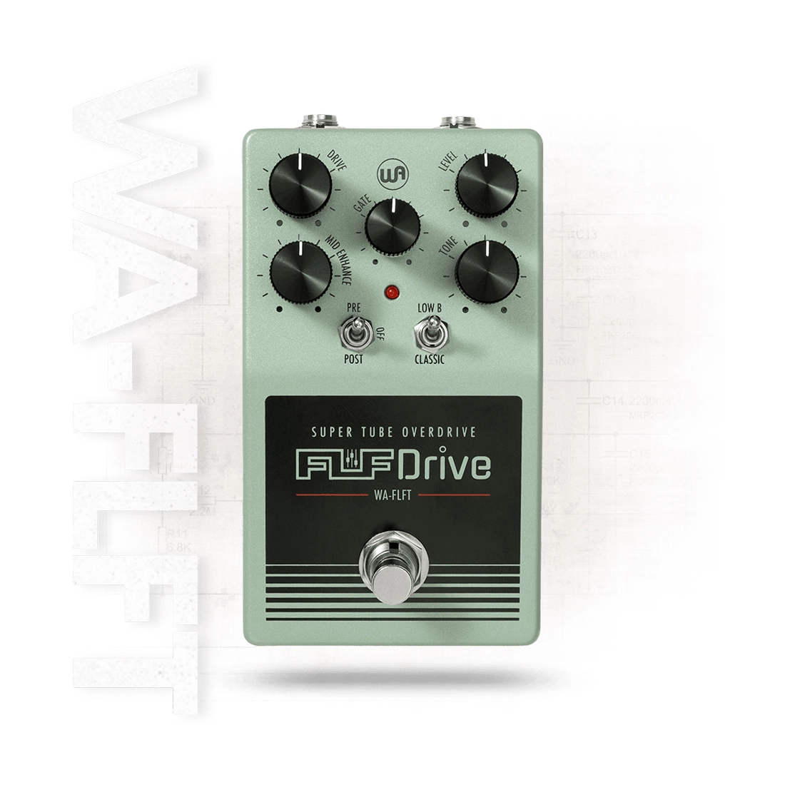Warm Audio Fluff Drive Overdrive Pedal - Teal
