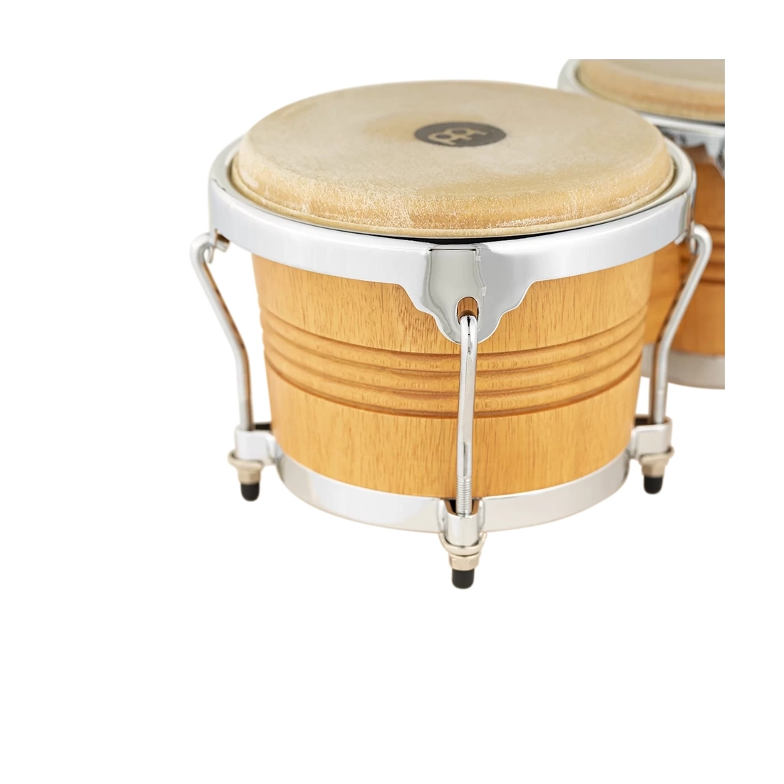 Meinl Percussion Wood Bongos in Super Natural Finish close up