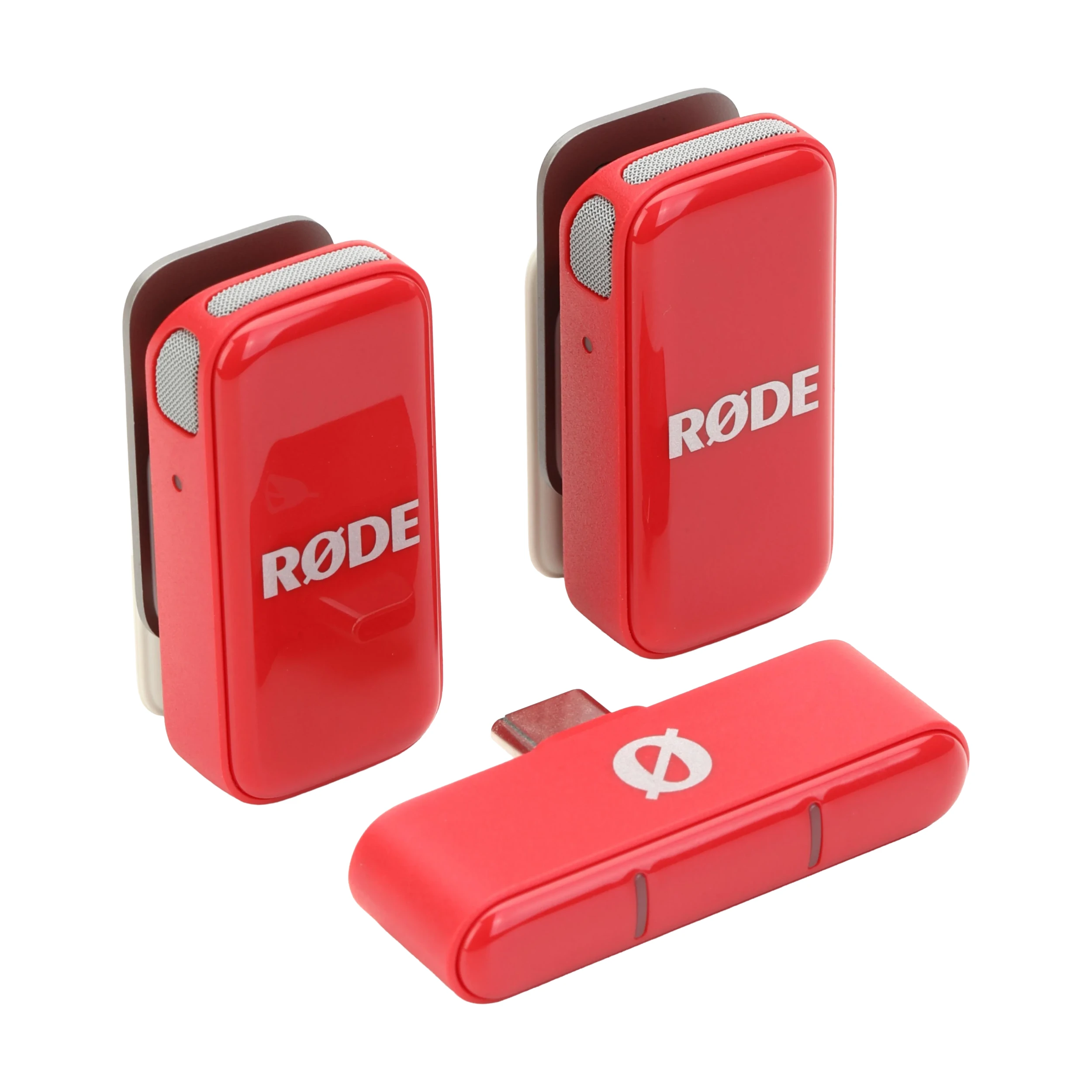 Rode Wireless Micro Ultra-Compact Microphone Kit USB-C - Red