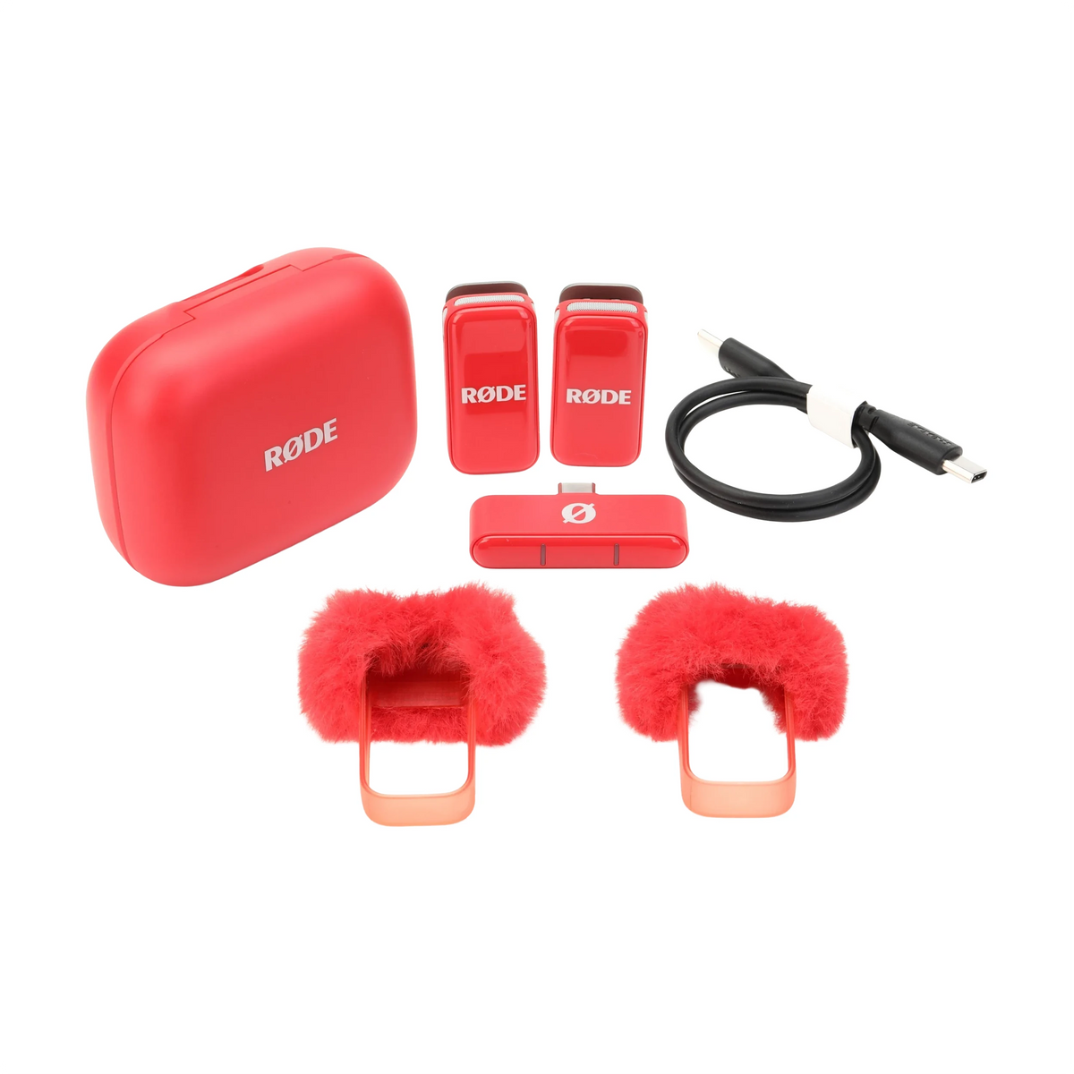 Rode Wireless Micro Ultra-Compact Microphone Kit USB-C - Red