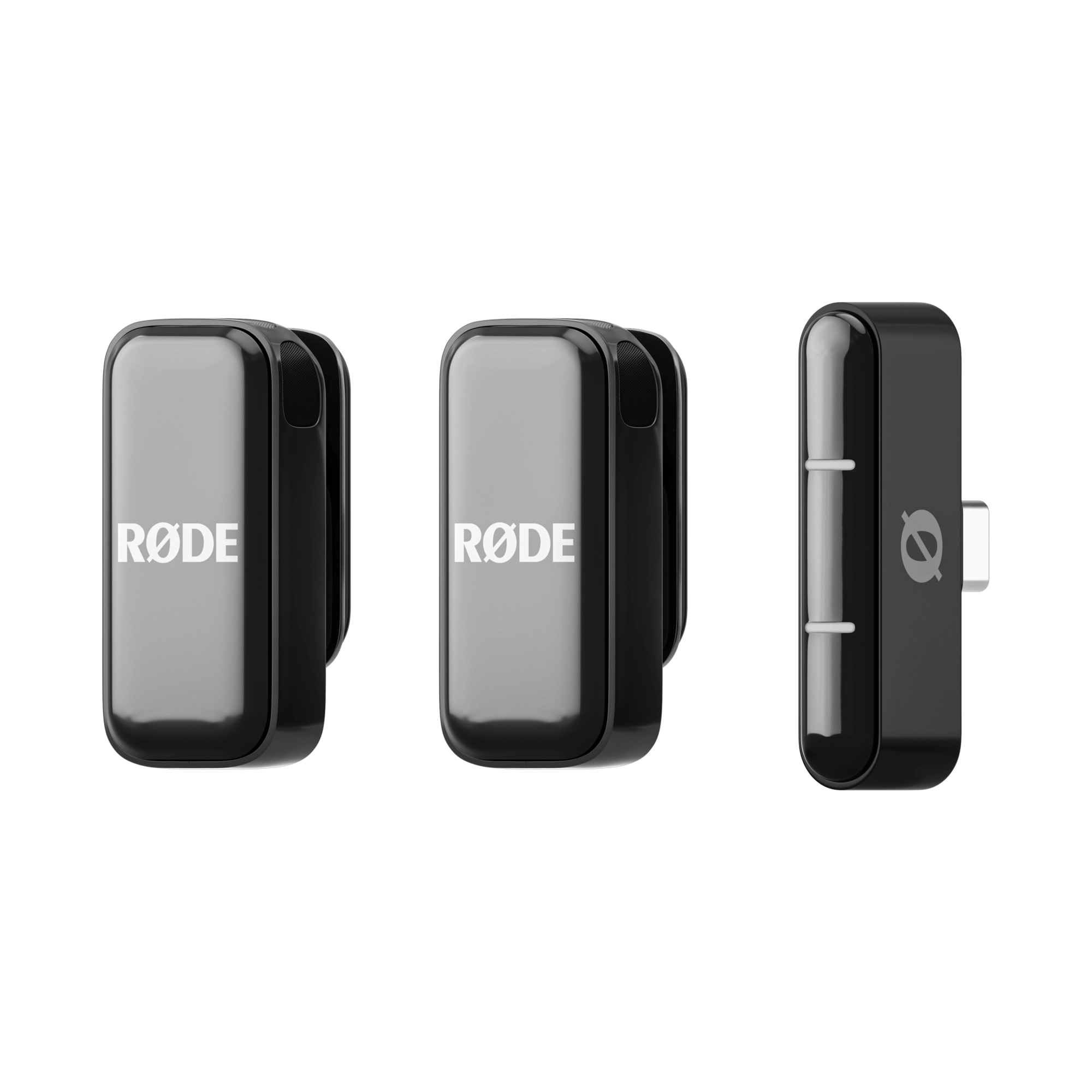 Full view of Rode Wireless Micro Ultra-Compact Microphone Kit USB-C - Black