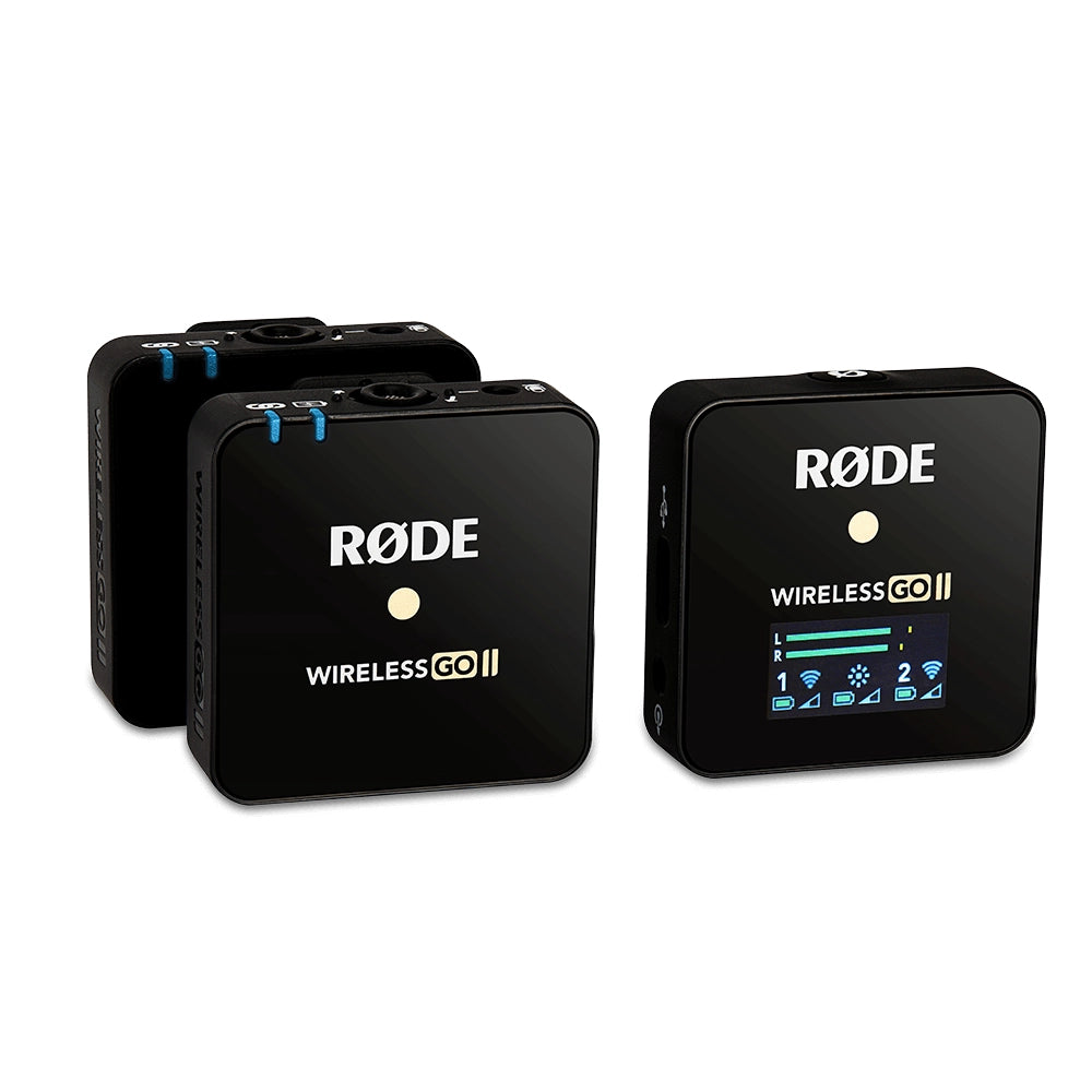 Rode Wireless Go II Dual Channel Wireless Microphone System  - Black