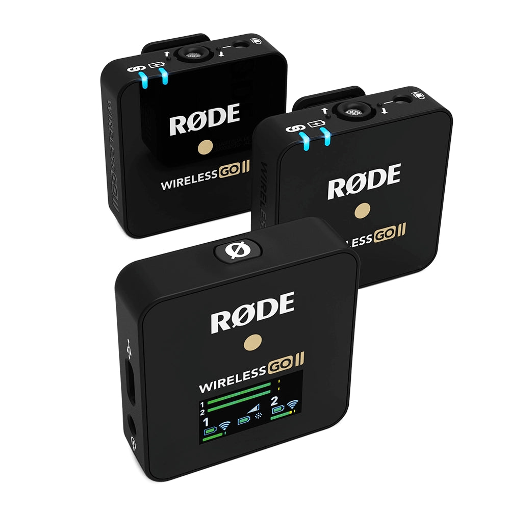 Rode Wireless Go II Dual Channel Wireless Microphone System  - Black