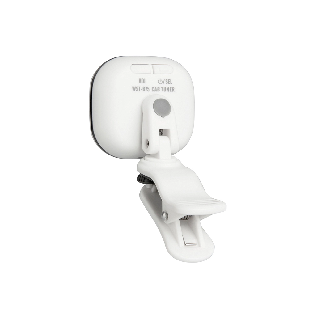 Afinador cromático recargable de clip Cherub WST-675