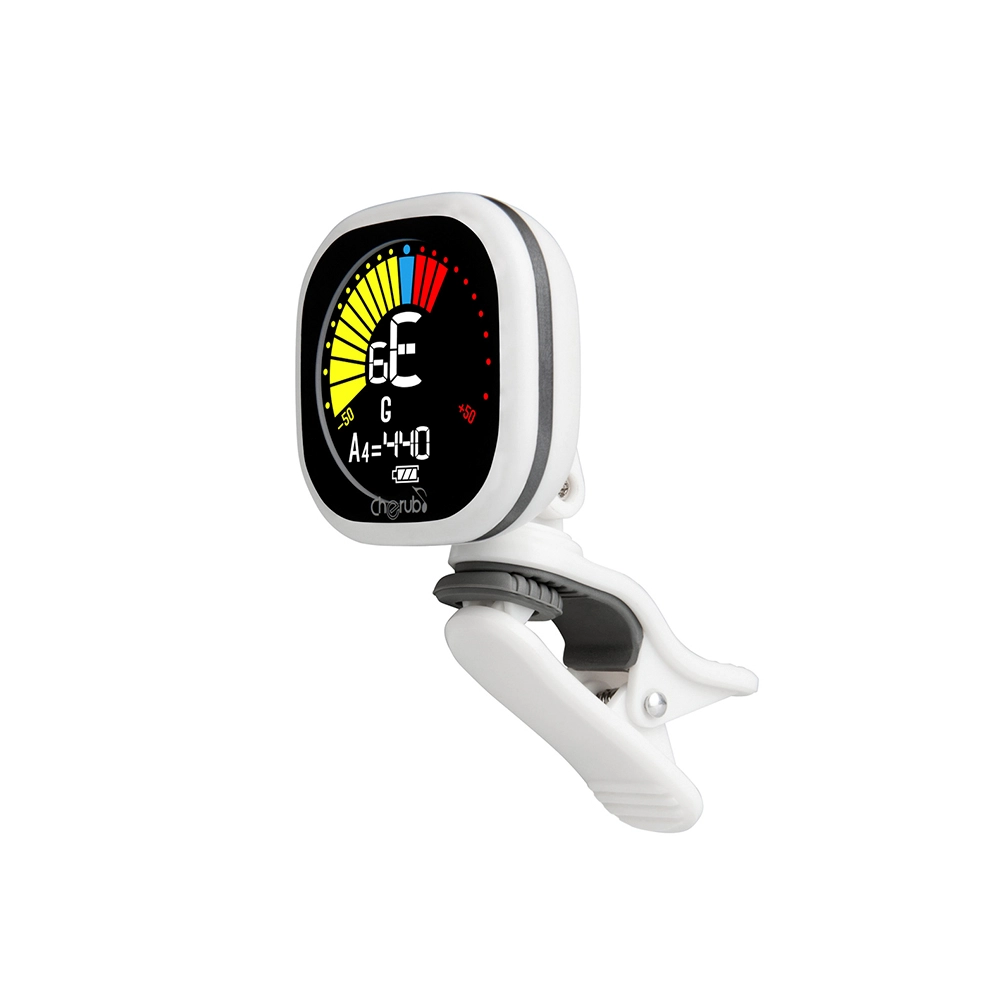 Afinador cromático recargable de clip Cherub WST-675