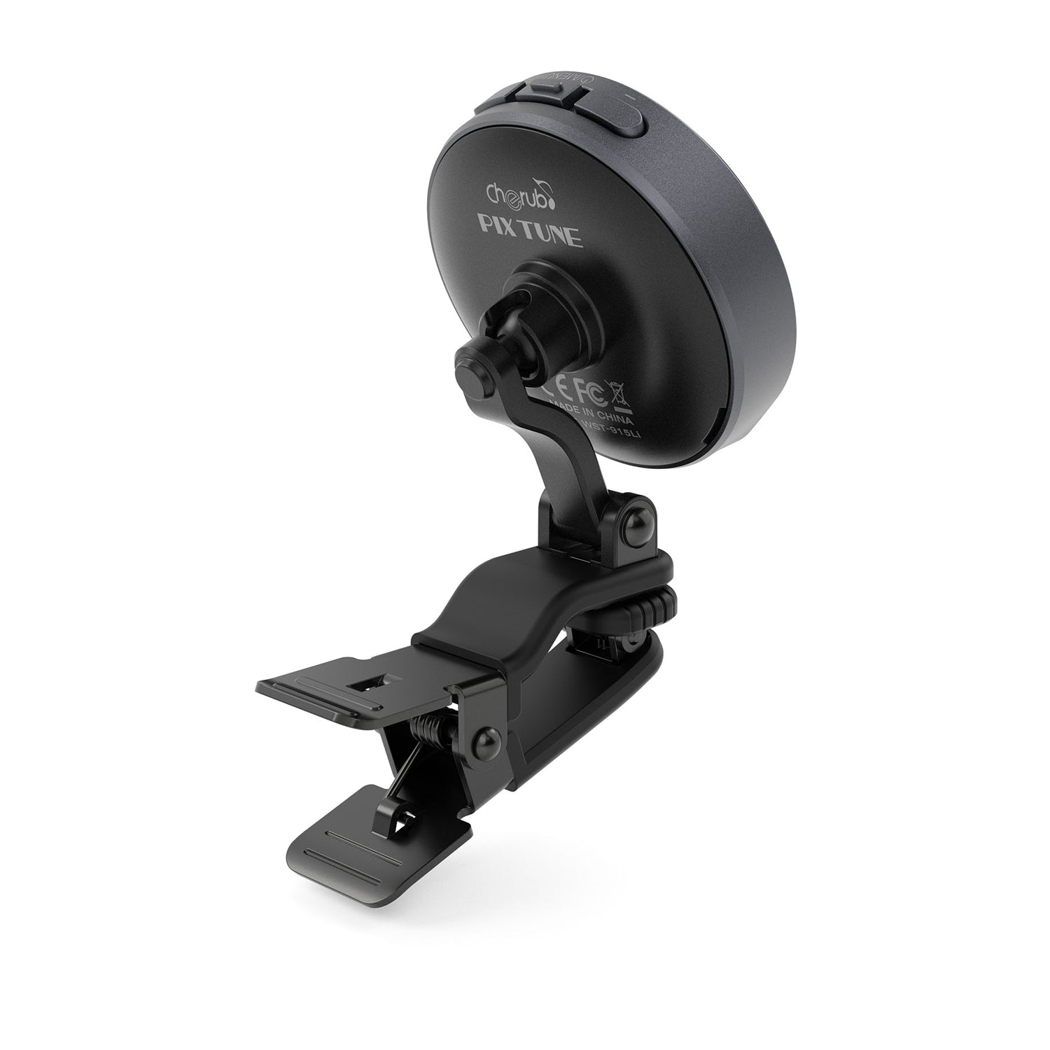 Cherub WST-915Li Rechargeable Guitar Tuner – Custom Display & Stopwatch
