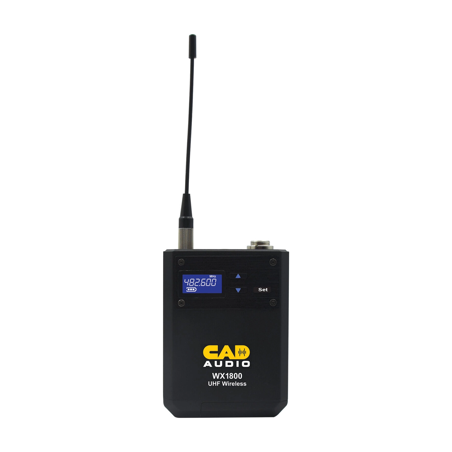 CAD Audio WX1800BP UHF Wireless transmitter Microphone System Receiver front side panel
