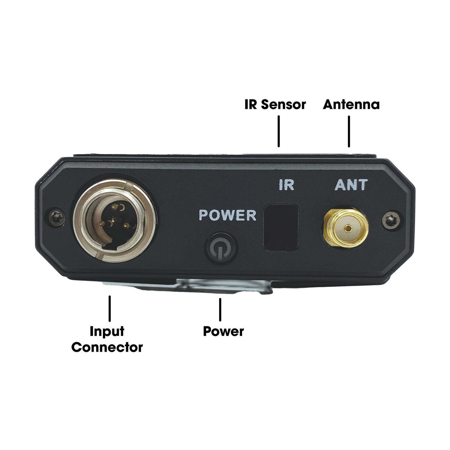 CAD Audio WX1800BP UHF Wireless transmitter Microphone System Receiver top side panel