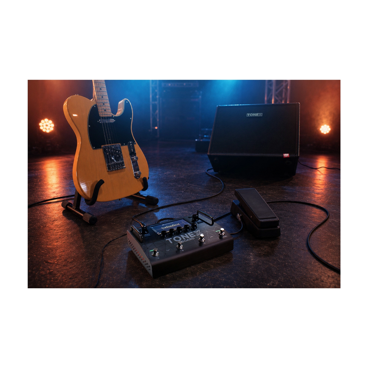 IK Multimedia Tonex Board Stereo Modeling And Multi-FX Guitar/Bass Pedal at the studio