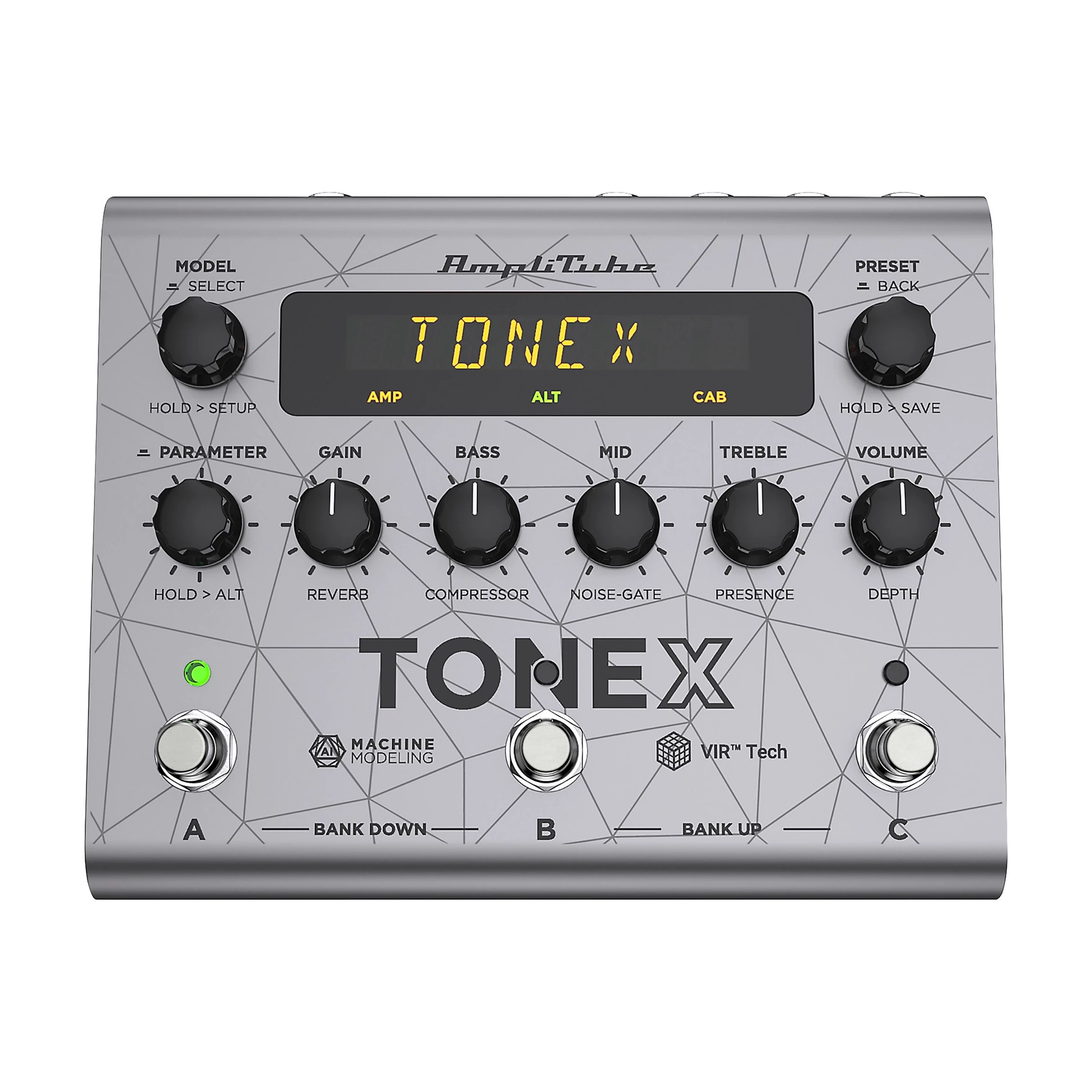 IK Multimedia Tonex Pedal Bass Edition - Silver
