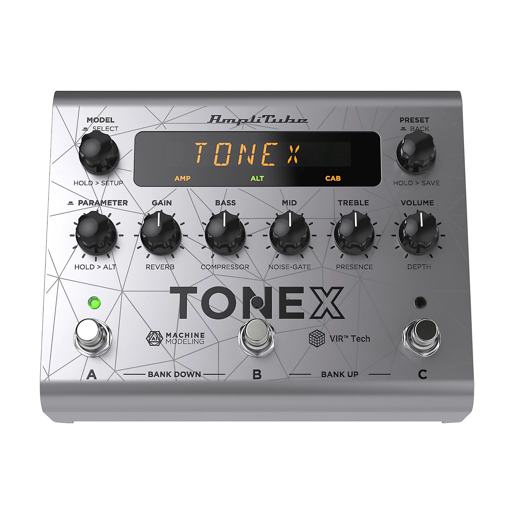 IK Multimedia Tonex Pedal Bass Edition - Silver