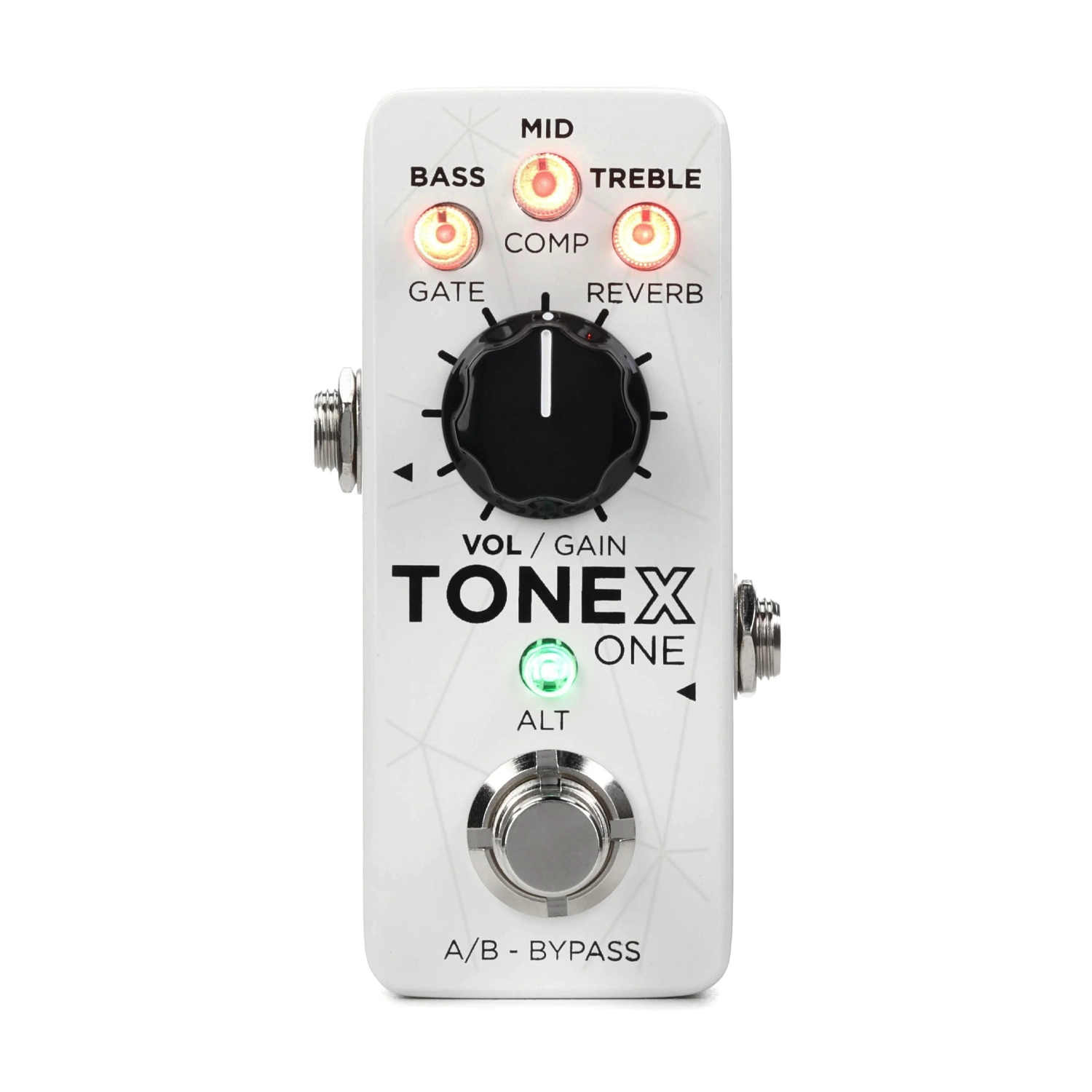 IK Multimedia TONEX ONE Pedal Bass Edition Amplifier/Cab/Effect Modeling Pedal - Silver