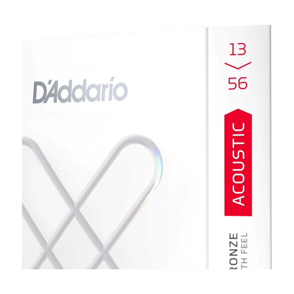 D'Addario XSABR1356 XS 80/20 Bronze Coated Acoustic Guitar Strings - .013-.056 Medium