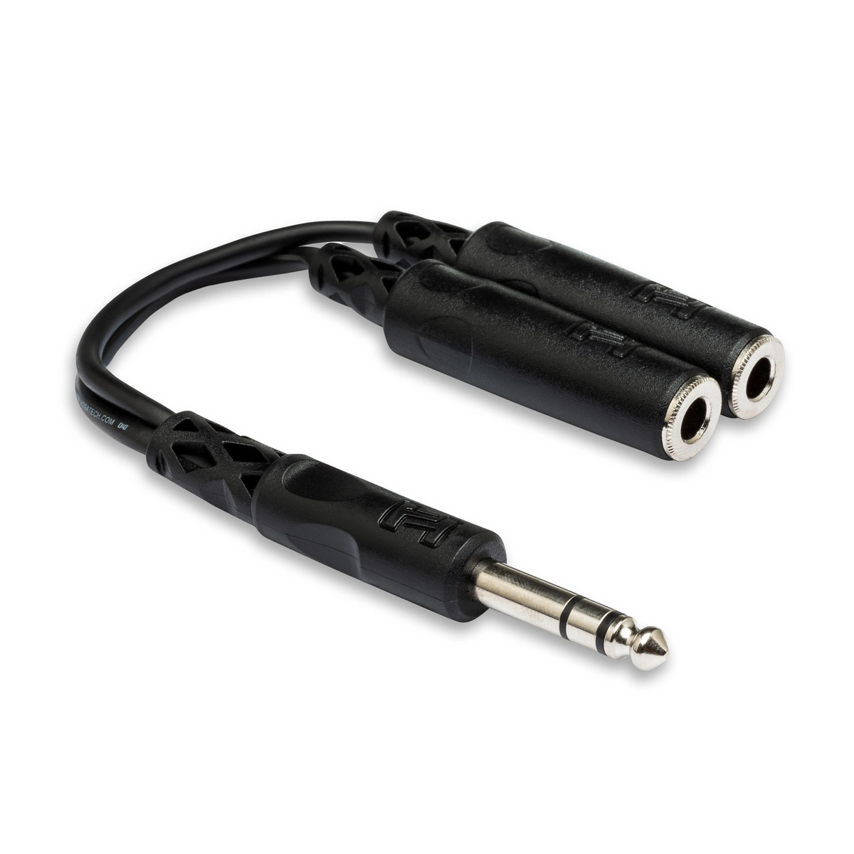 Hosa YPP-118 1/4" TRS Male to Dual 1/4" TRS Female Cable - 6''