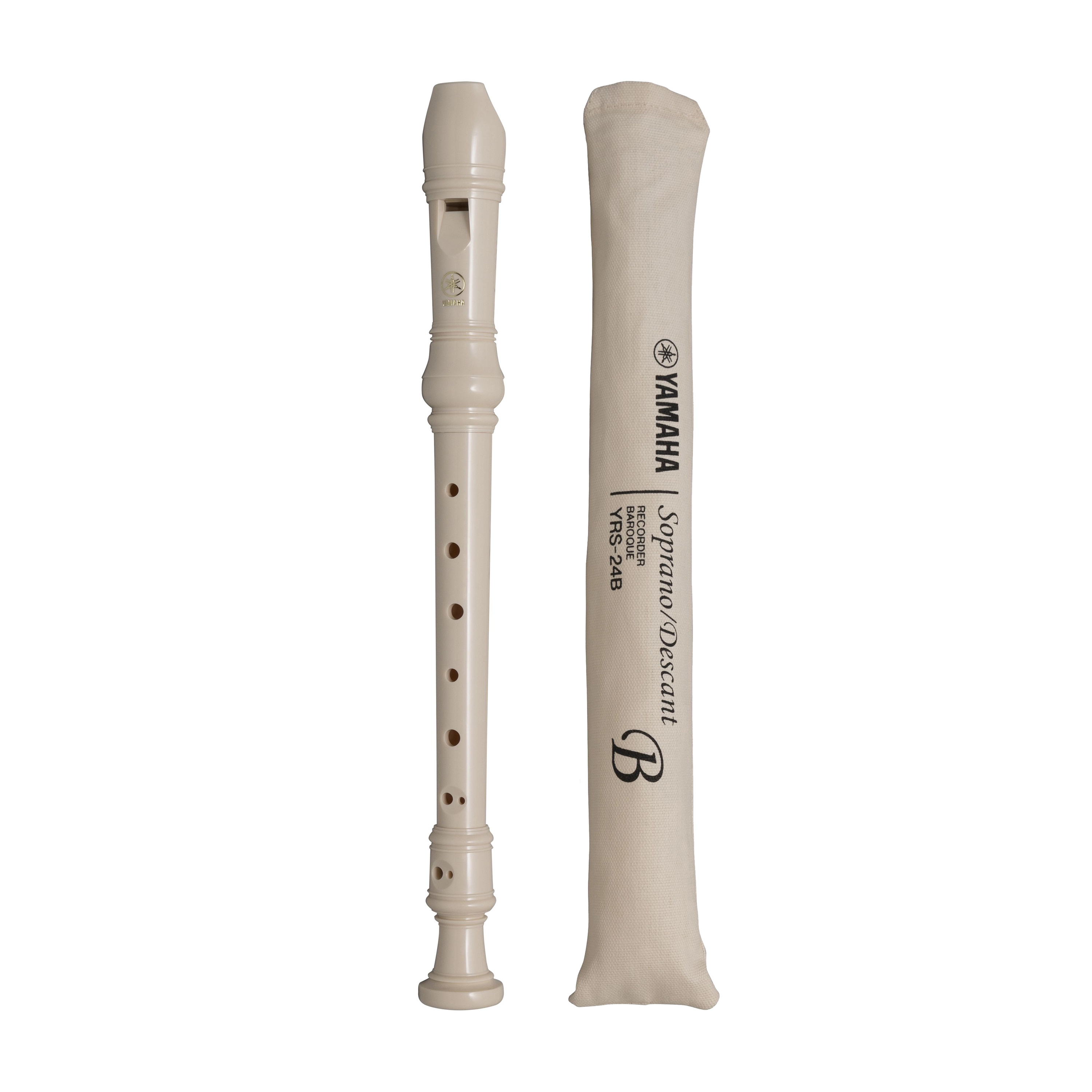 Flauta dulce soprano Yamaha YRS-24B - Digitación barroca