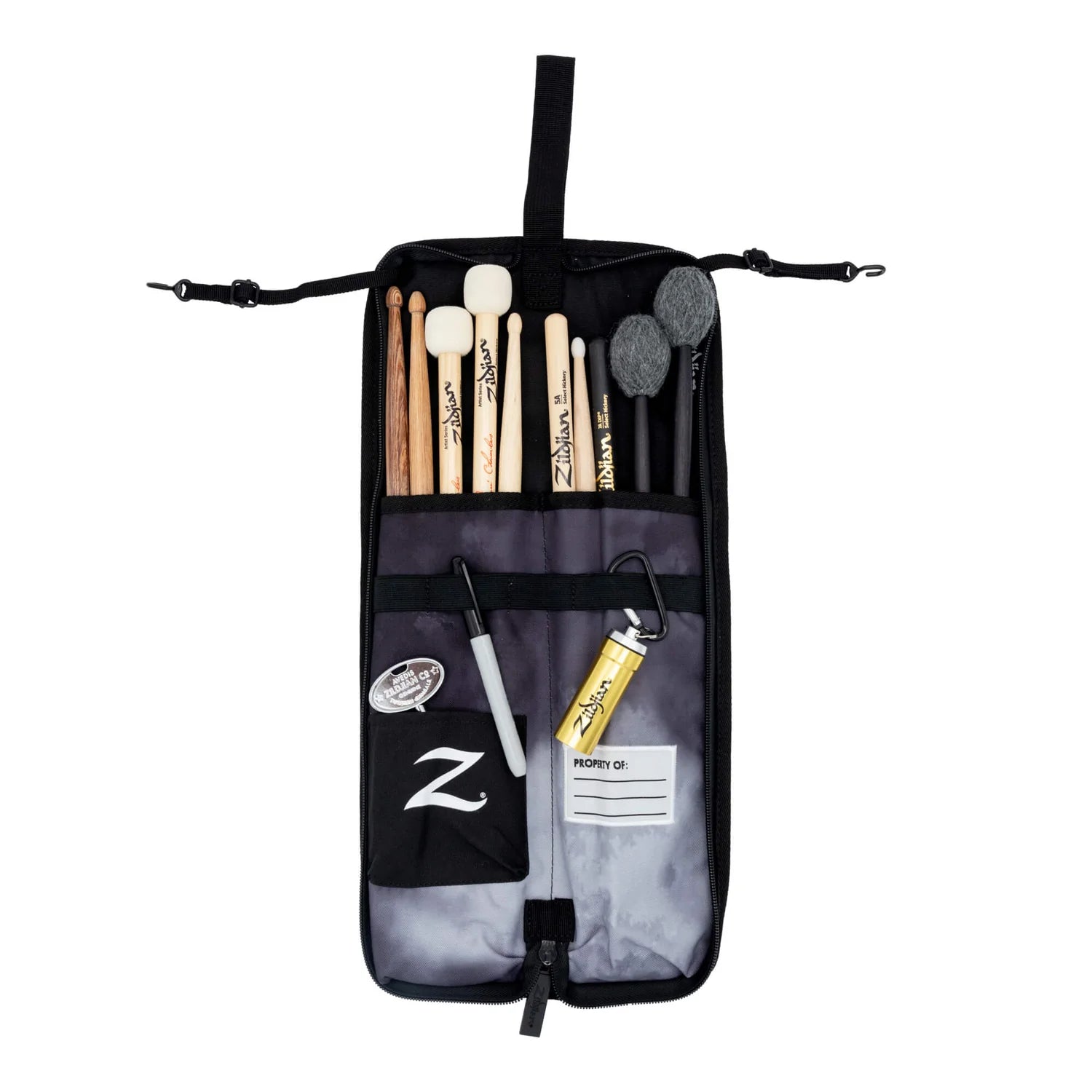 Zildjian Student Mini Drumstick Bag For 6 Pairs - Black Rain Cloud