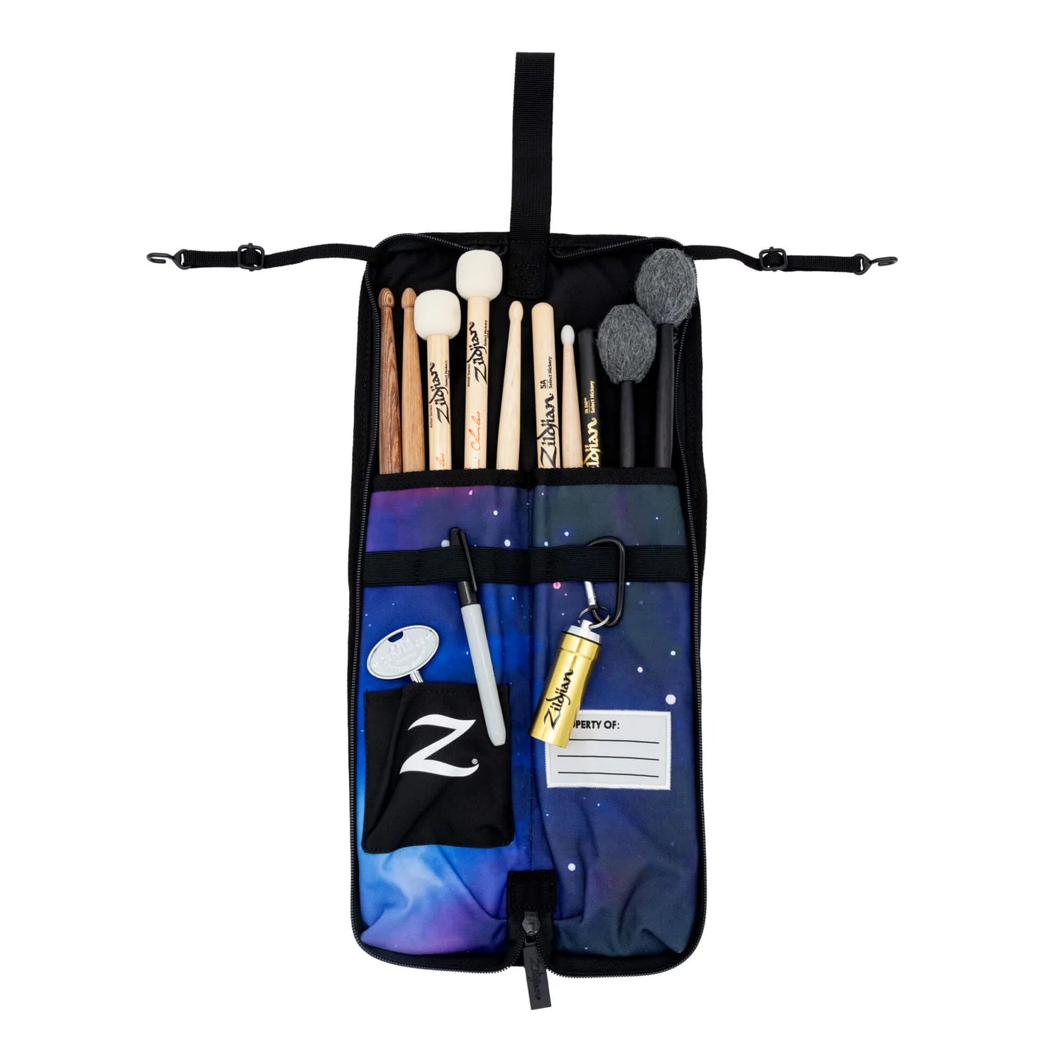 Zildjian Student Mini Drumstick Bag For 6 Pairs - Purple Galaxy