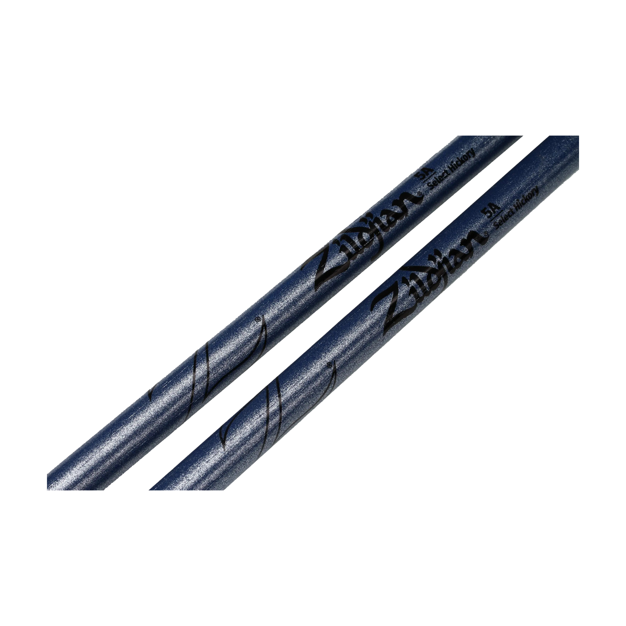 Close-up view of Zildjian Z5ACBU Chroma Blue Drum Sticks Wood