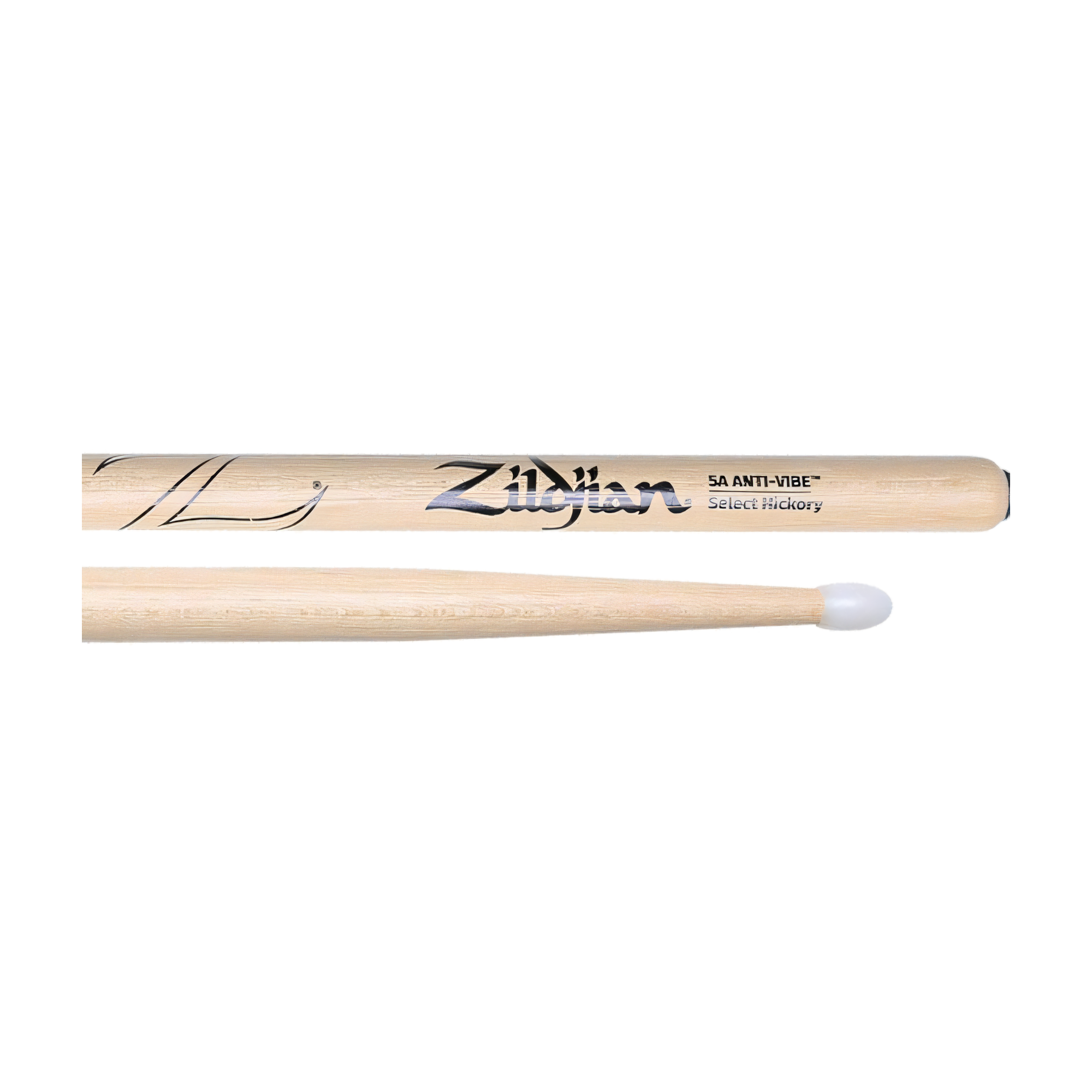 Close-up view of Zildjian Z5ANA 5A Anti-Vibe Drumsticks