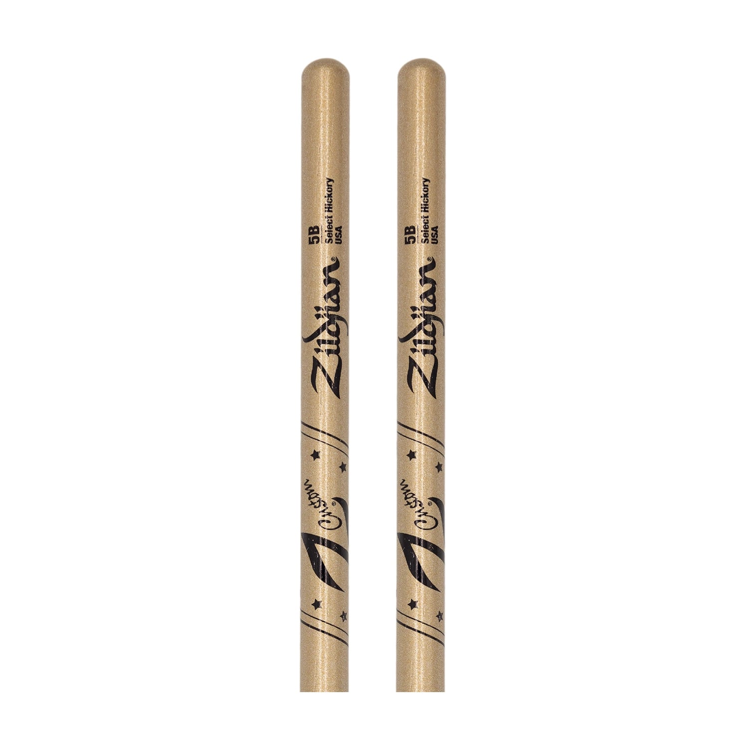 Zildjian ZXBP00102 Z Custom Limited-Edition Gold Chroma Drumsticks - 5B