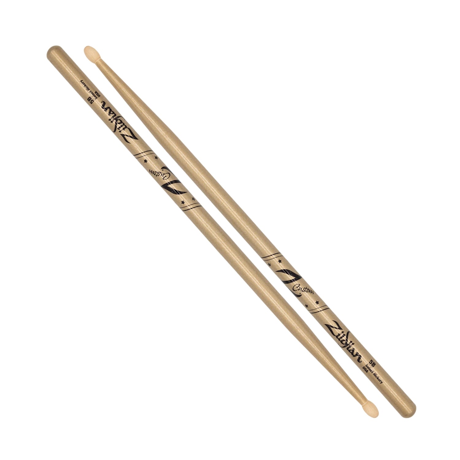 Zildjian ZXBP00102 Z Custom Limited-Edition Gold Chroma Drumsticks - 5B