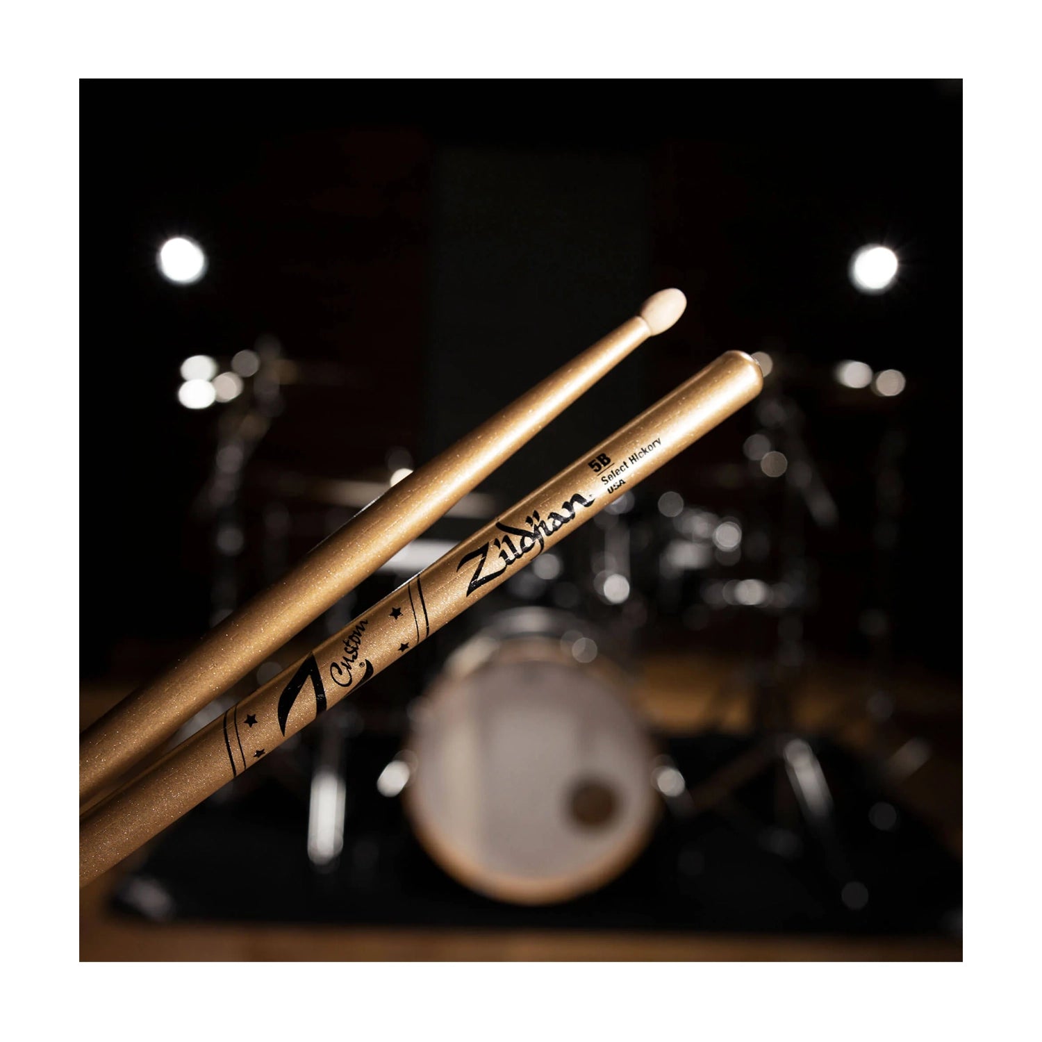 Zildjian ZXBP00102 Z Custom Limited-Edition Gold Chroma Drumsticks - 5B