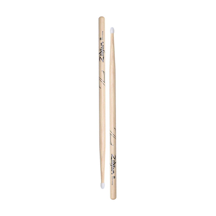 Zildjian Z5BN 5B Nylon Tip Anti-Vibe Hickory Drumsticks