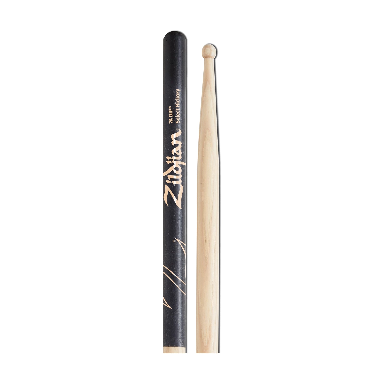 Zildjian Z7AD Dip Series 7A Black Drumsticks