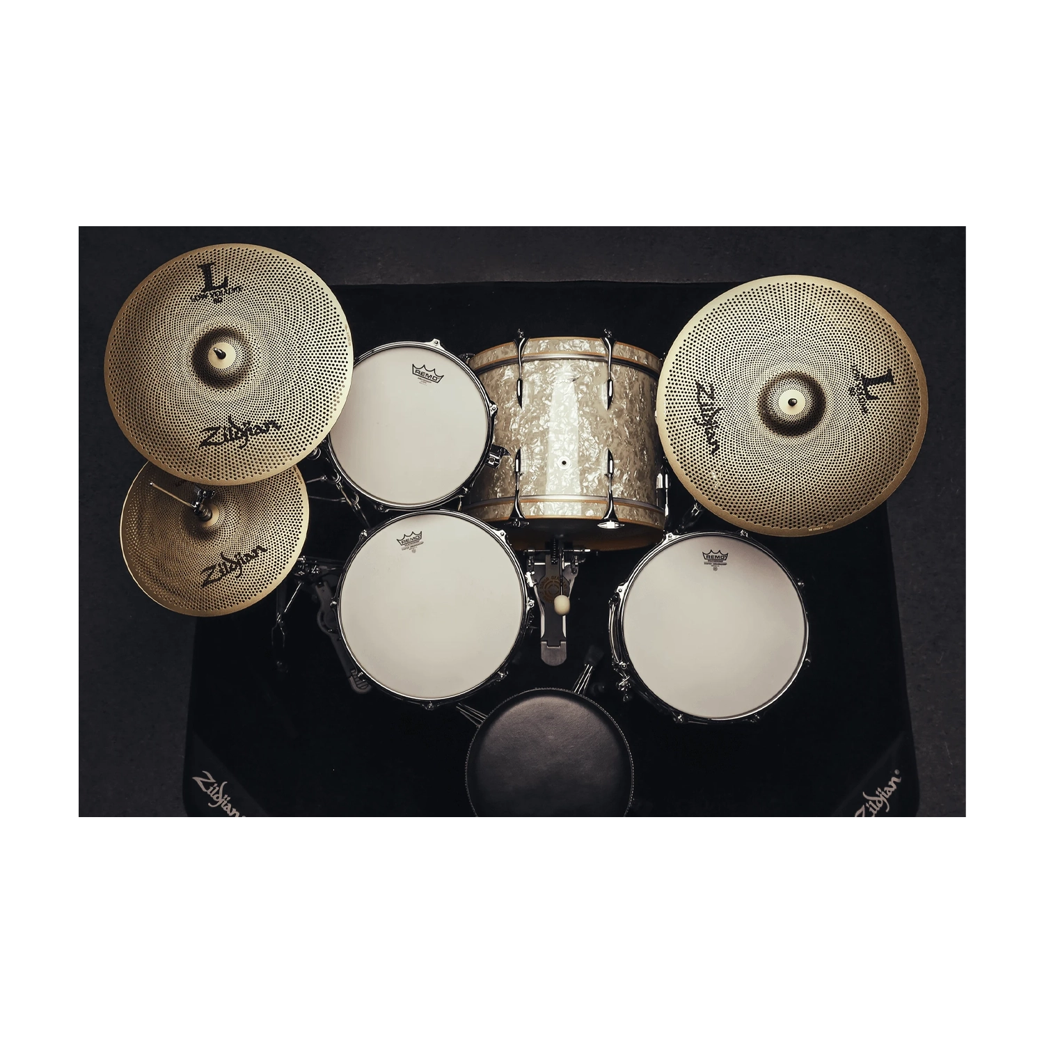 Zildjian Deluxe Drum Rug Black