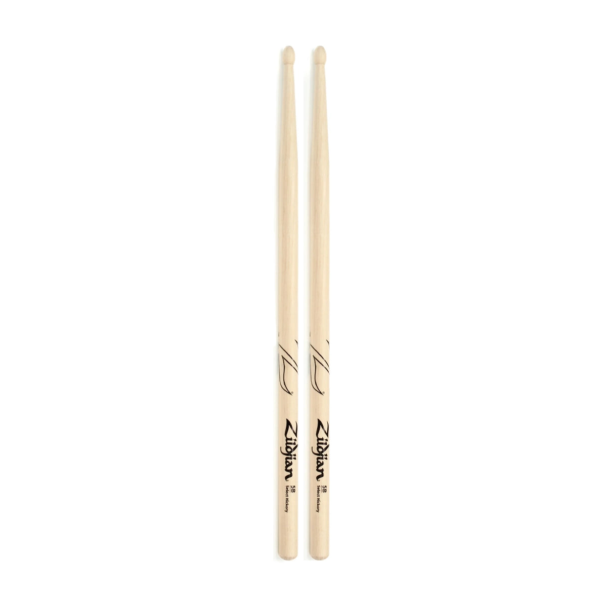 Zildjian ZS5B Natural Hickory Drumsticks - Super 5B