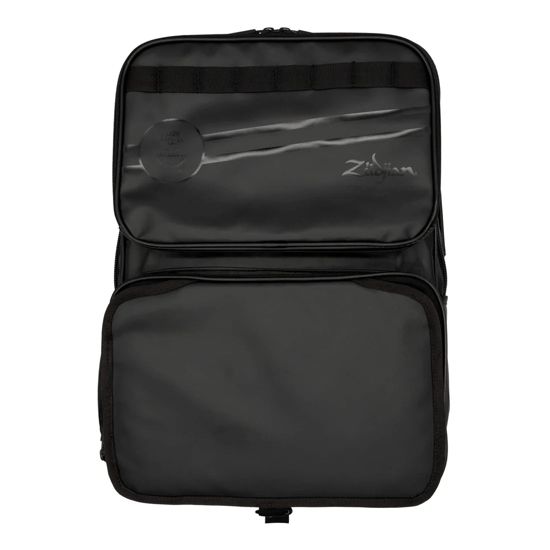 Zildjian ZXBP00403 Touring Backpack - Black front panel view