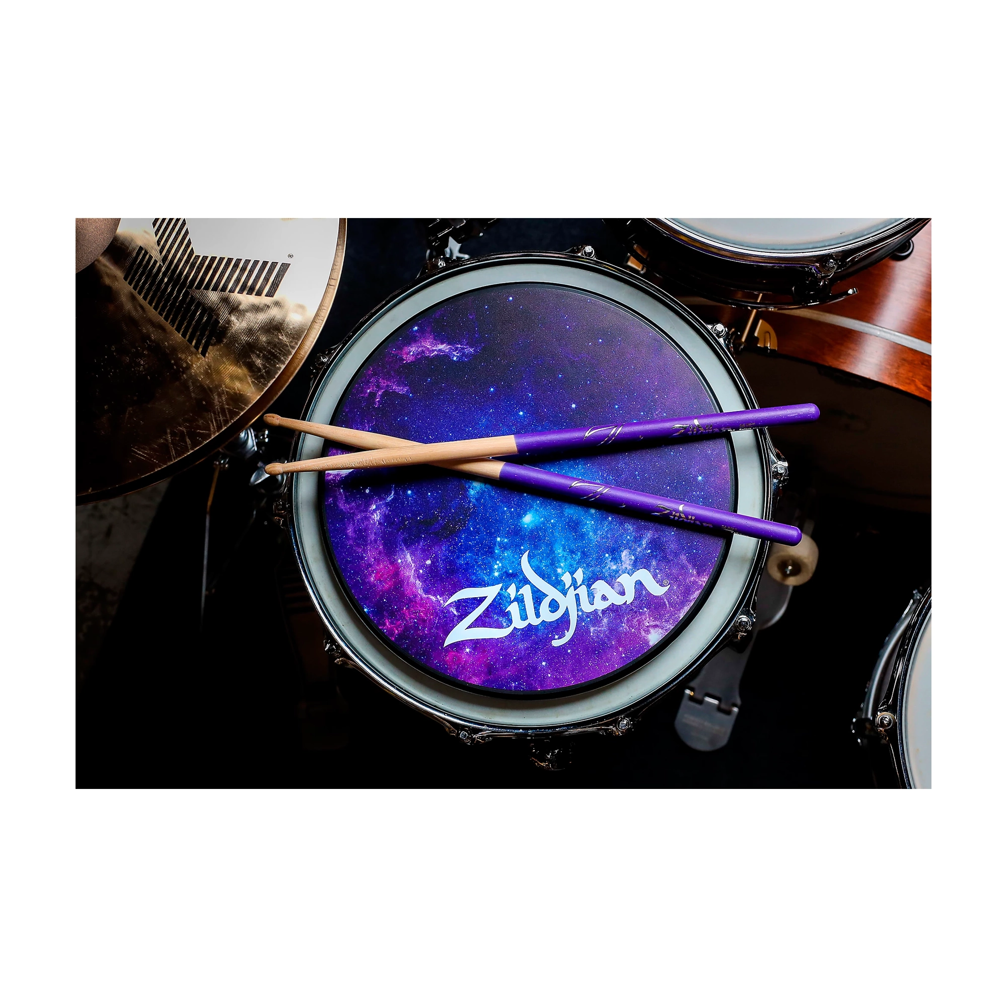 Zildjian ZXPPGAL12 12" Silicone Single-Sided Galaxy Practice Pad