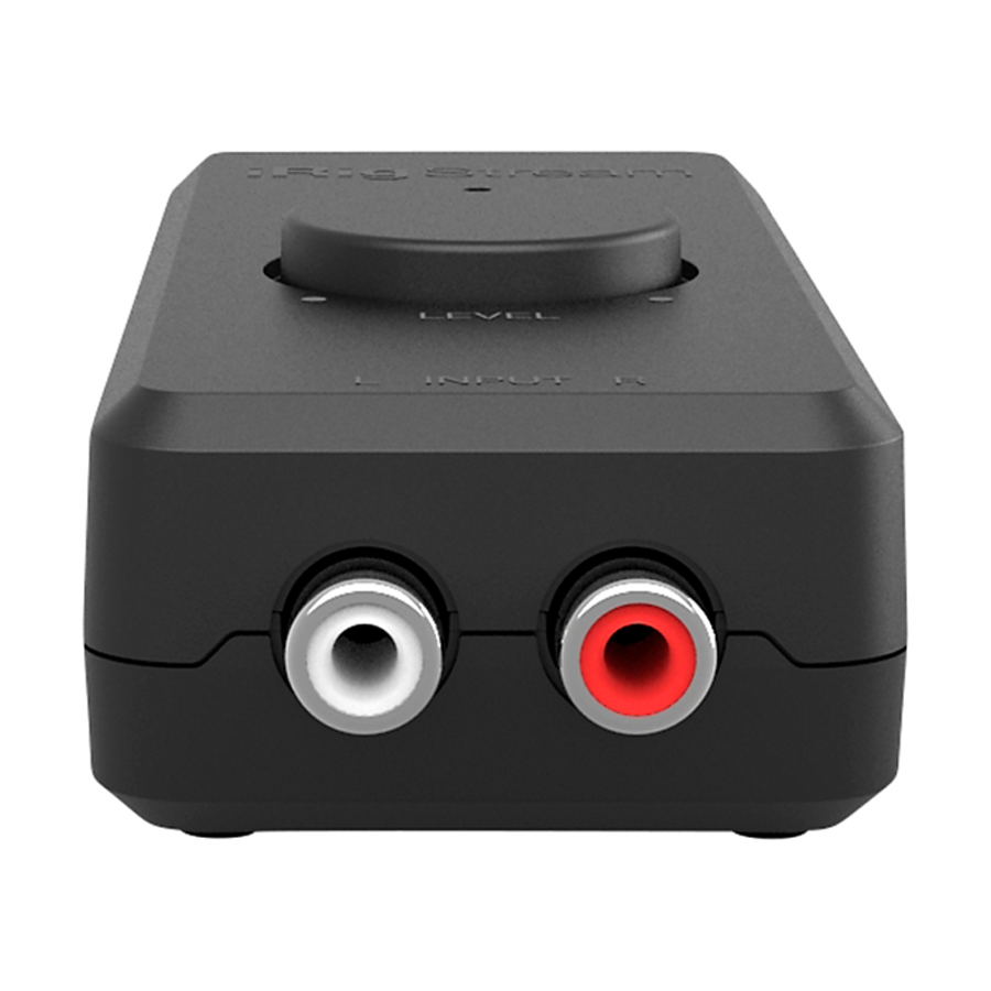 Back view of IK Multimedia iRig Stream iOS Audio Interfaces