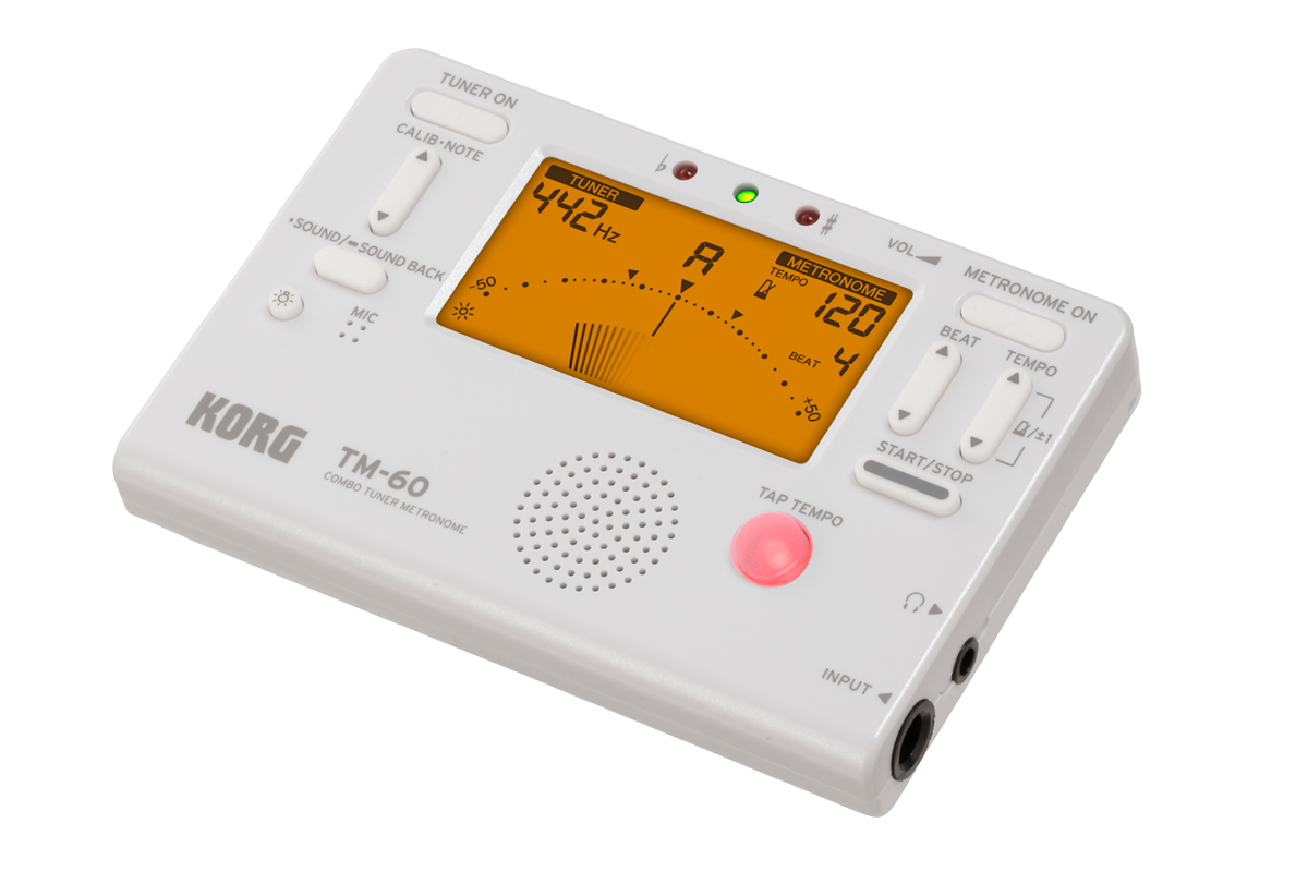 Korg TM-60 Combo Tuner Metronome - White