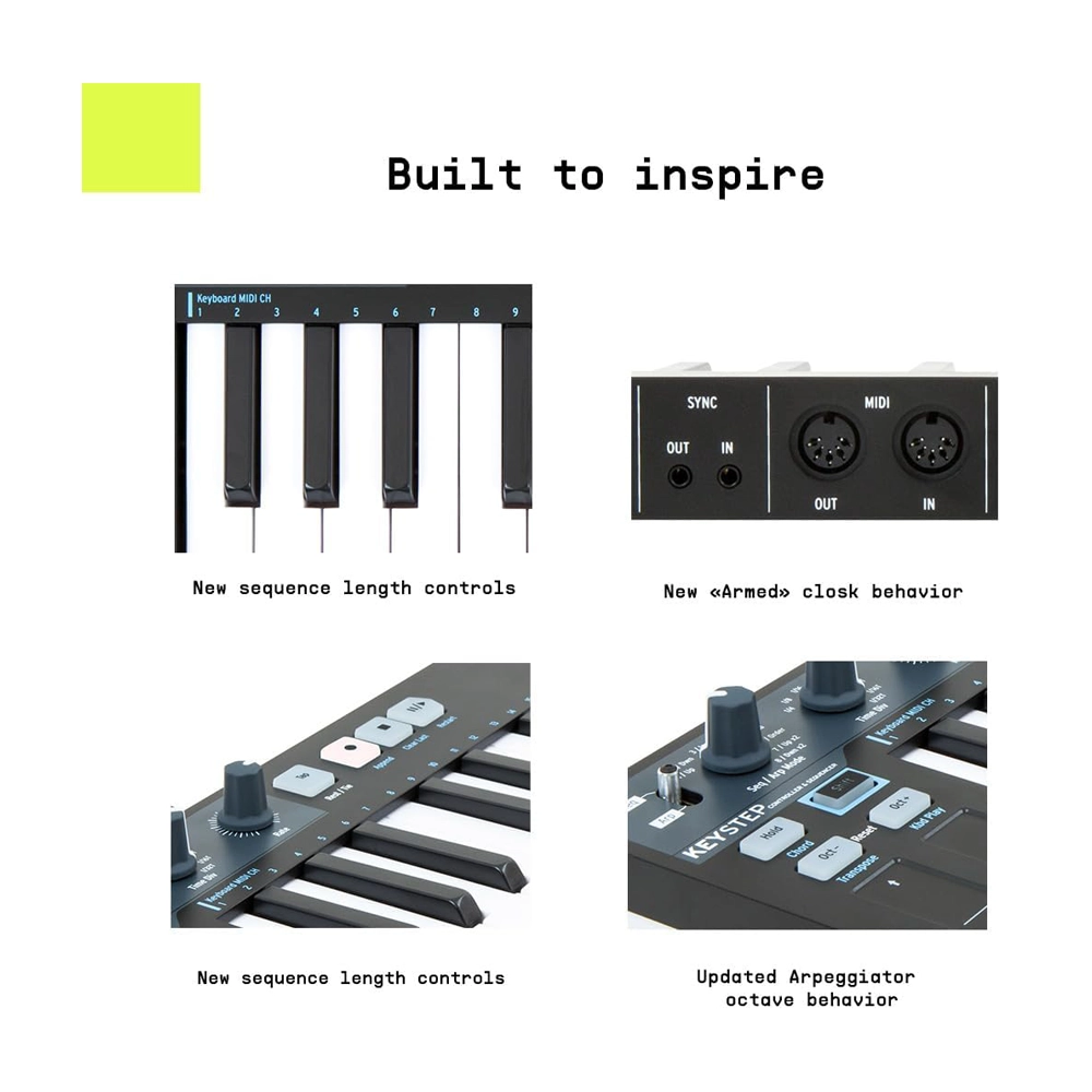 Arturia Keystep 32-Key Controller & Sequencer - Black