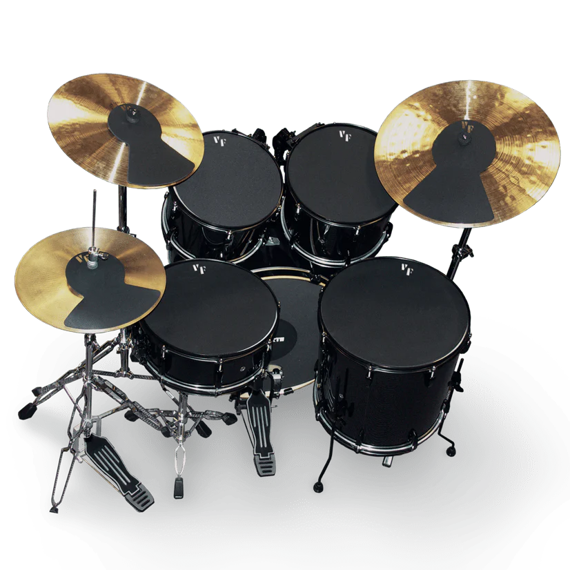 Vic Firth Drum Set Mutes - 12" , 13", 14" , 16" , 22" , Hi-Hat & Cymbals