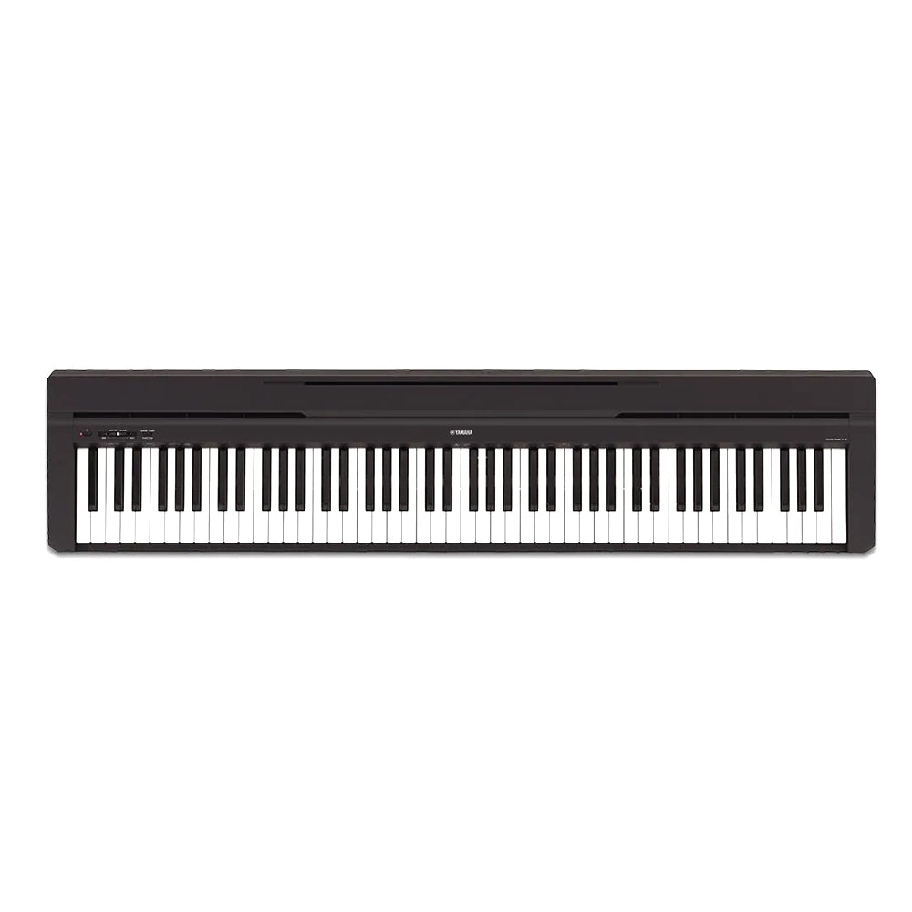Front view of Yamaha P-45 88-Keys Digital Piano - Black