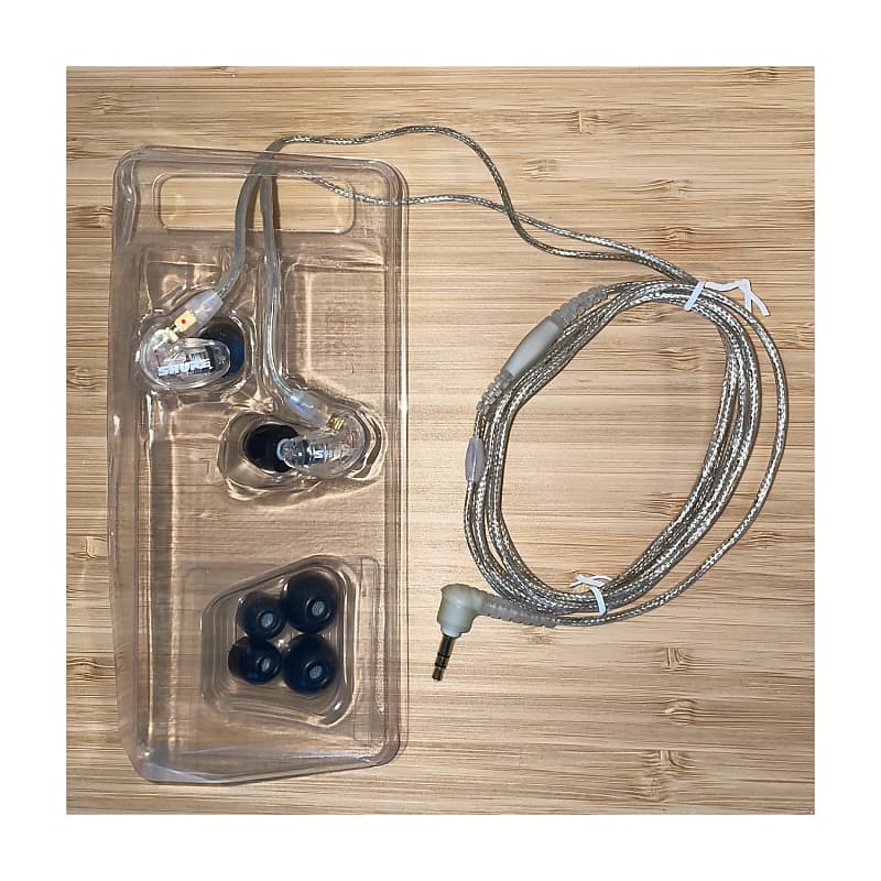 Shure SE215 PRO Wired In-Ear Monitors - 64" Cable 2022 - Present - Clear - Open Box