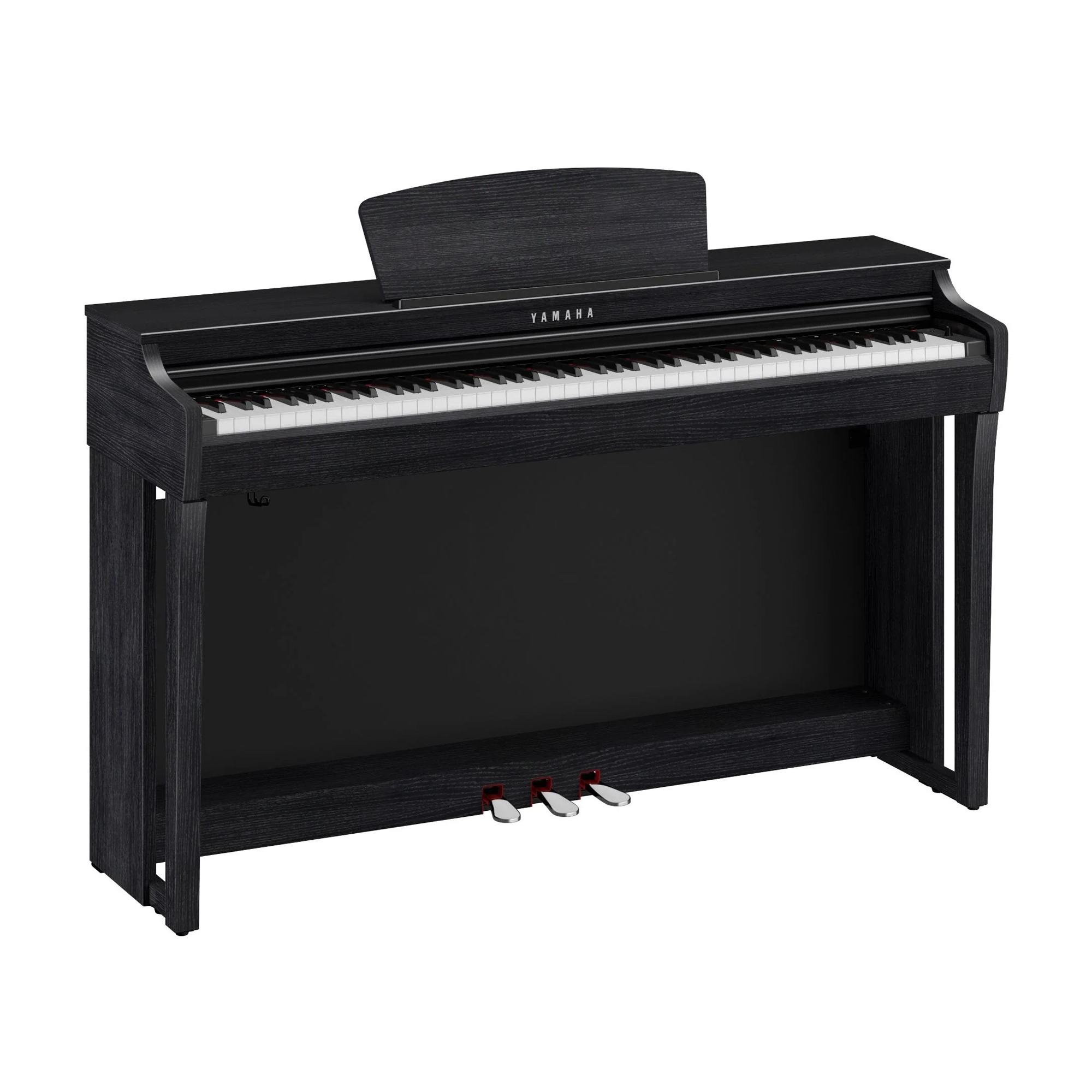 Full view of Yamaha Clavinova CLP-725 88-Key Digital Upright Piano