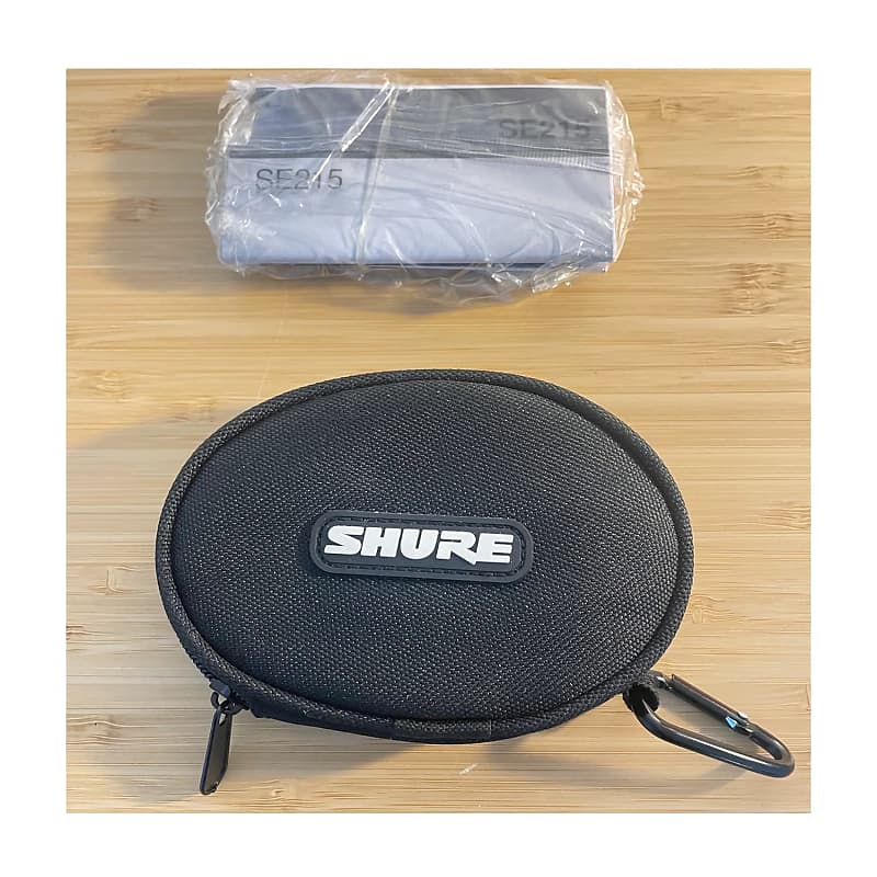 Shure SE215 PRO Wired In-Ear Monitors - 64" Cable 2022 - Present - Clear - Open Box