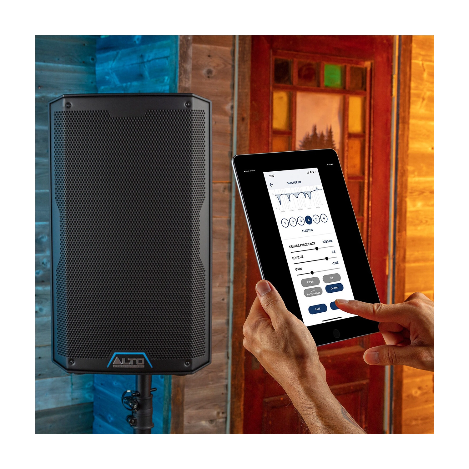 Alto Professional TS410 2,000-watt 10-Inch powered speaker with bluetooth and DSP features.