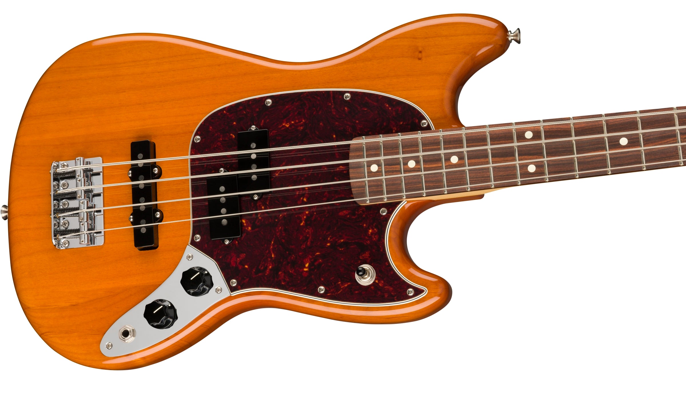 Fender Player Mustang Bass PJ 4-String Electric Bass - Aged Natural
