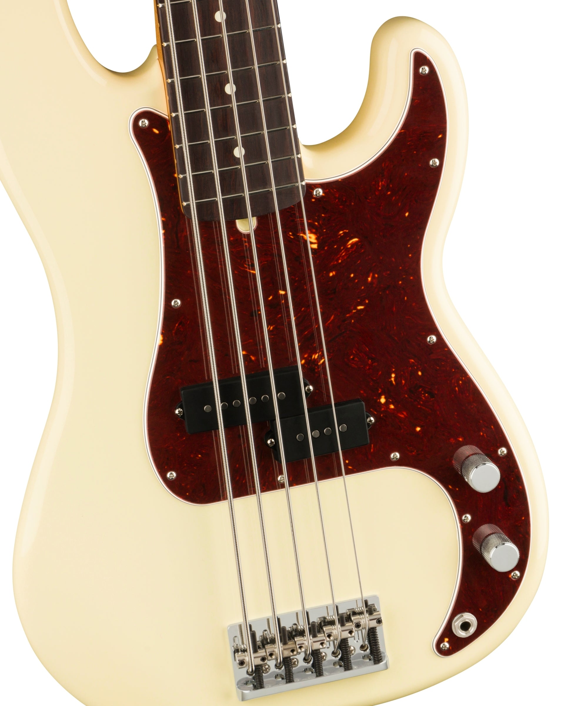 Fender American Professional II Precision Bass V Rosewood Fingerboard Olympic White