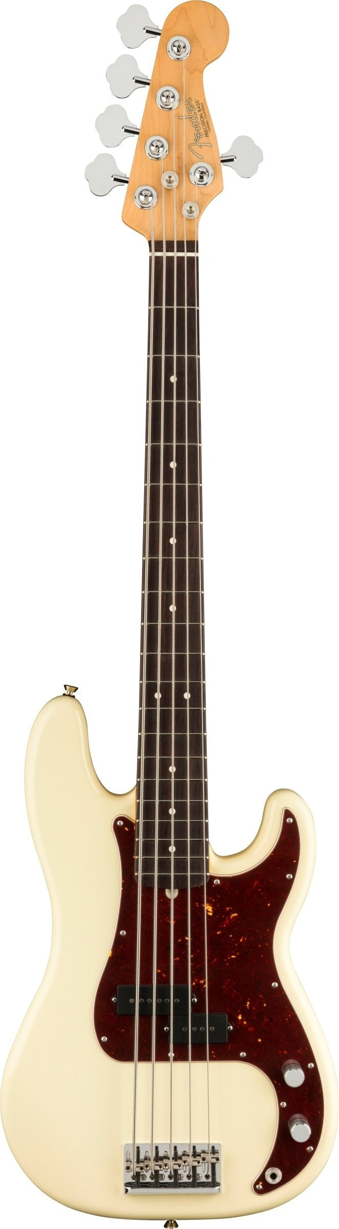 Fender American Professional II Precision Bass V Rosewood Fingerboard Olympic White