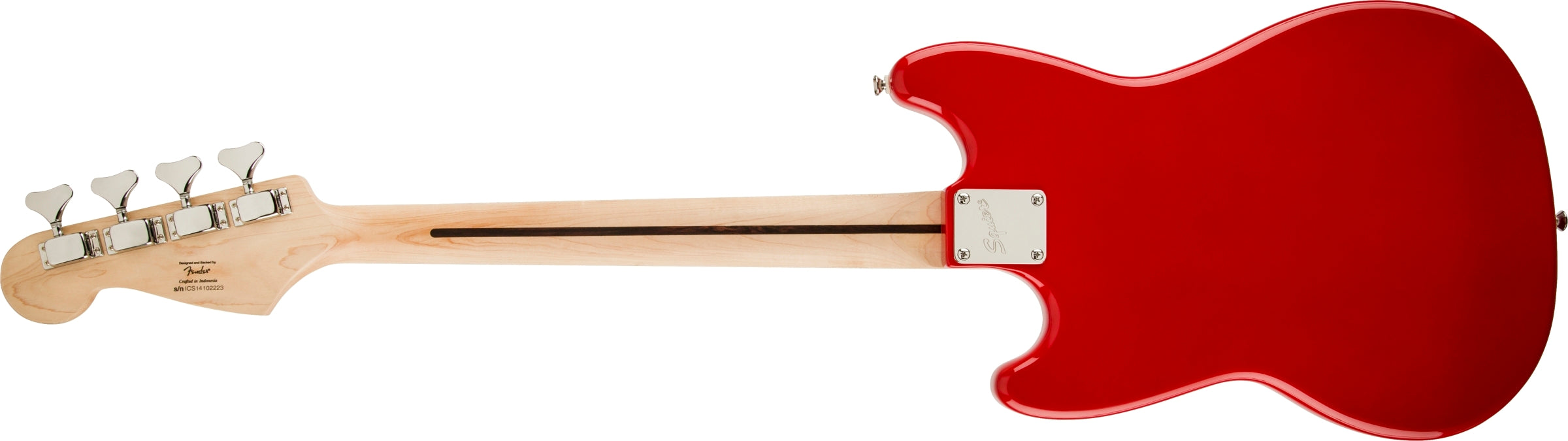 Squier Bronco 4 String Electric Bass - Torino Red